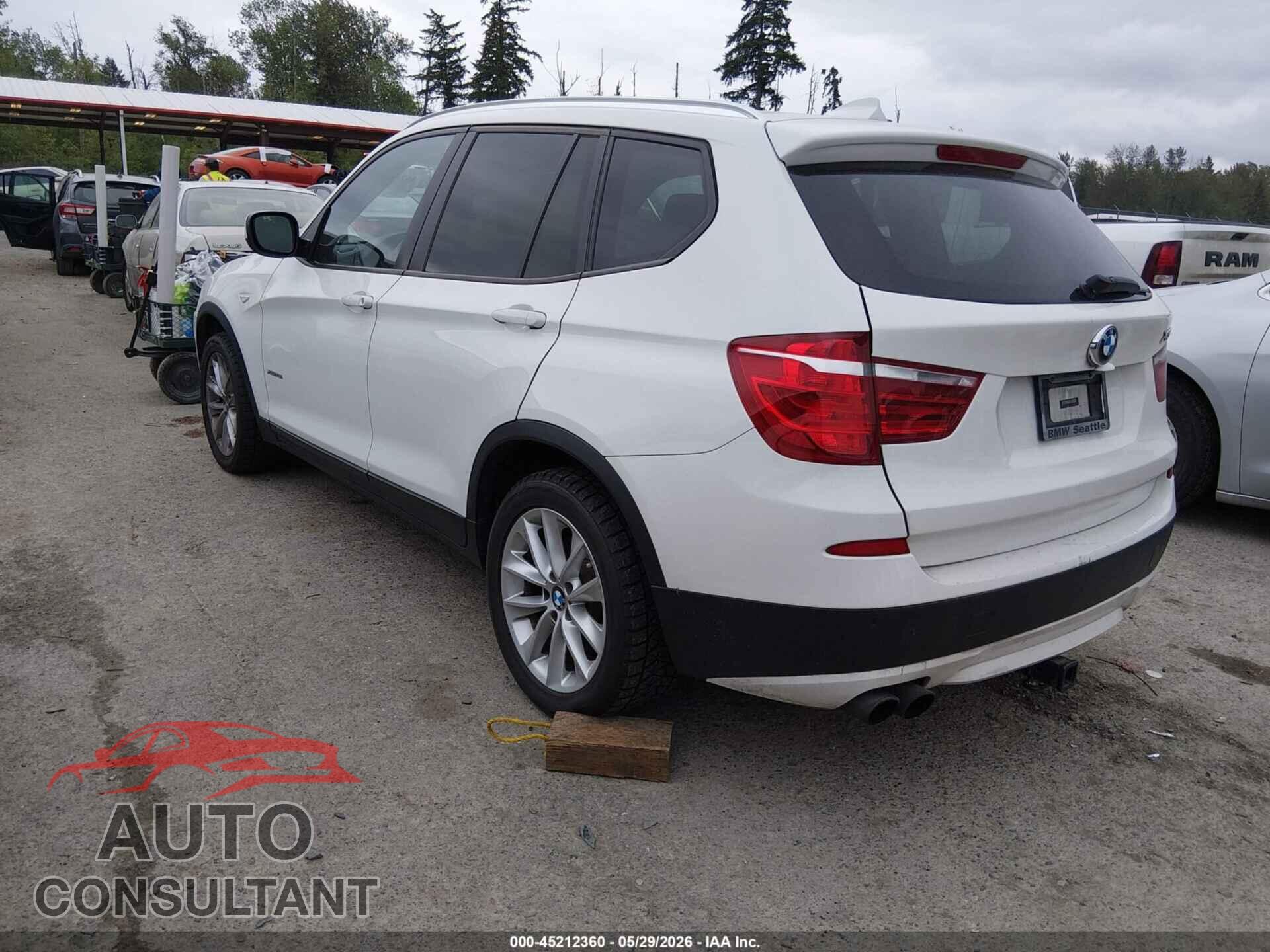 BMW X3 2013 - 5UXWX9C52D0A24695