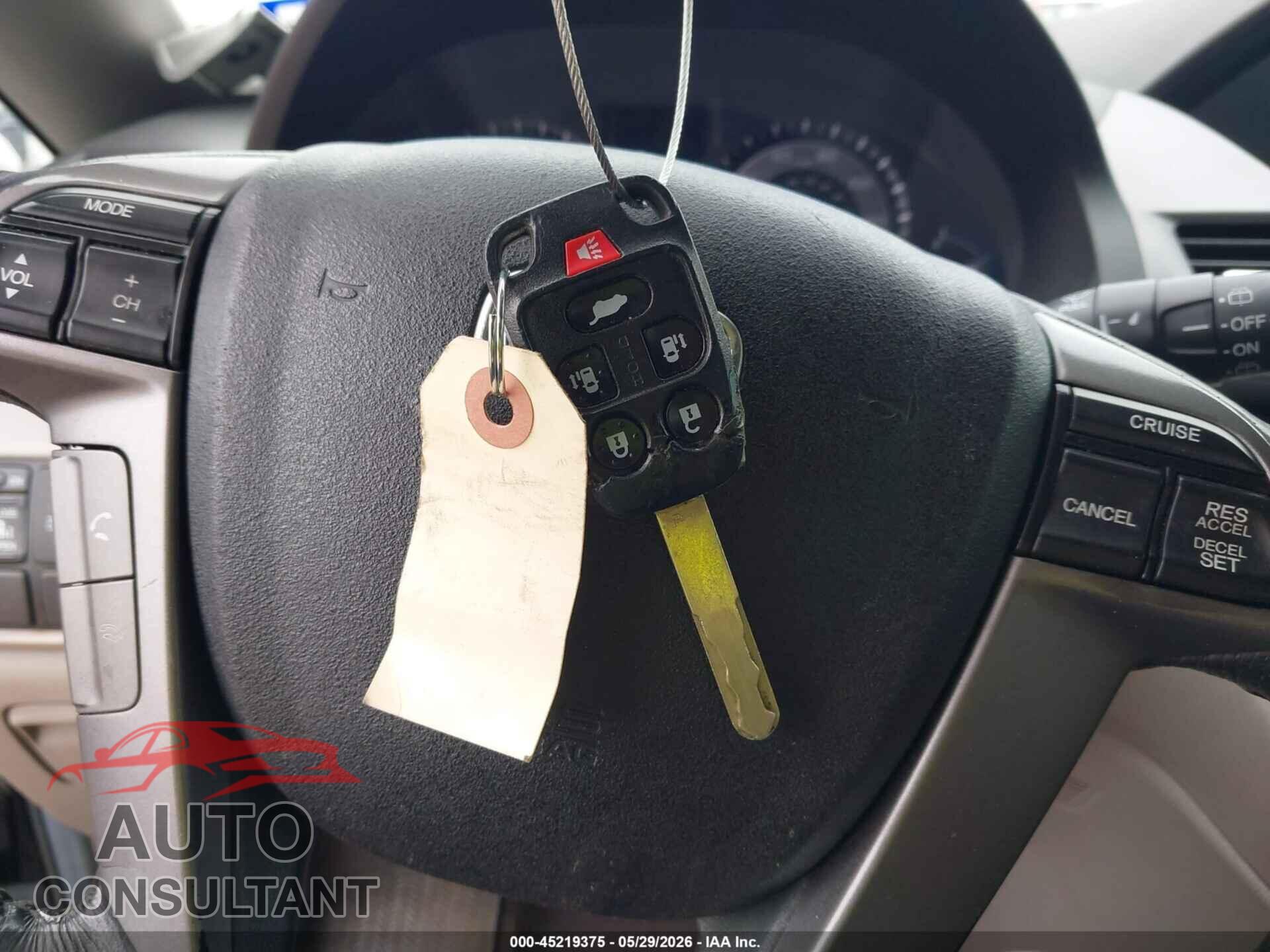 HONDA ODYSSEY 2013 - 5FNRL5H67DB003294