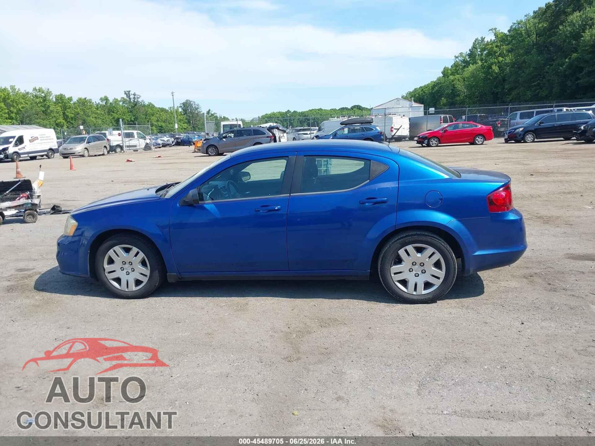 DODGE AVENGER 2013 - 1C3CDZAB6DN753793