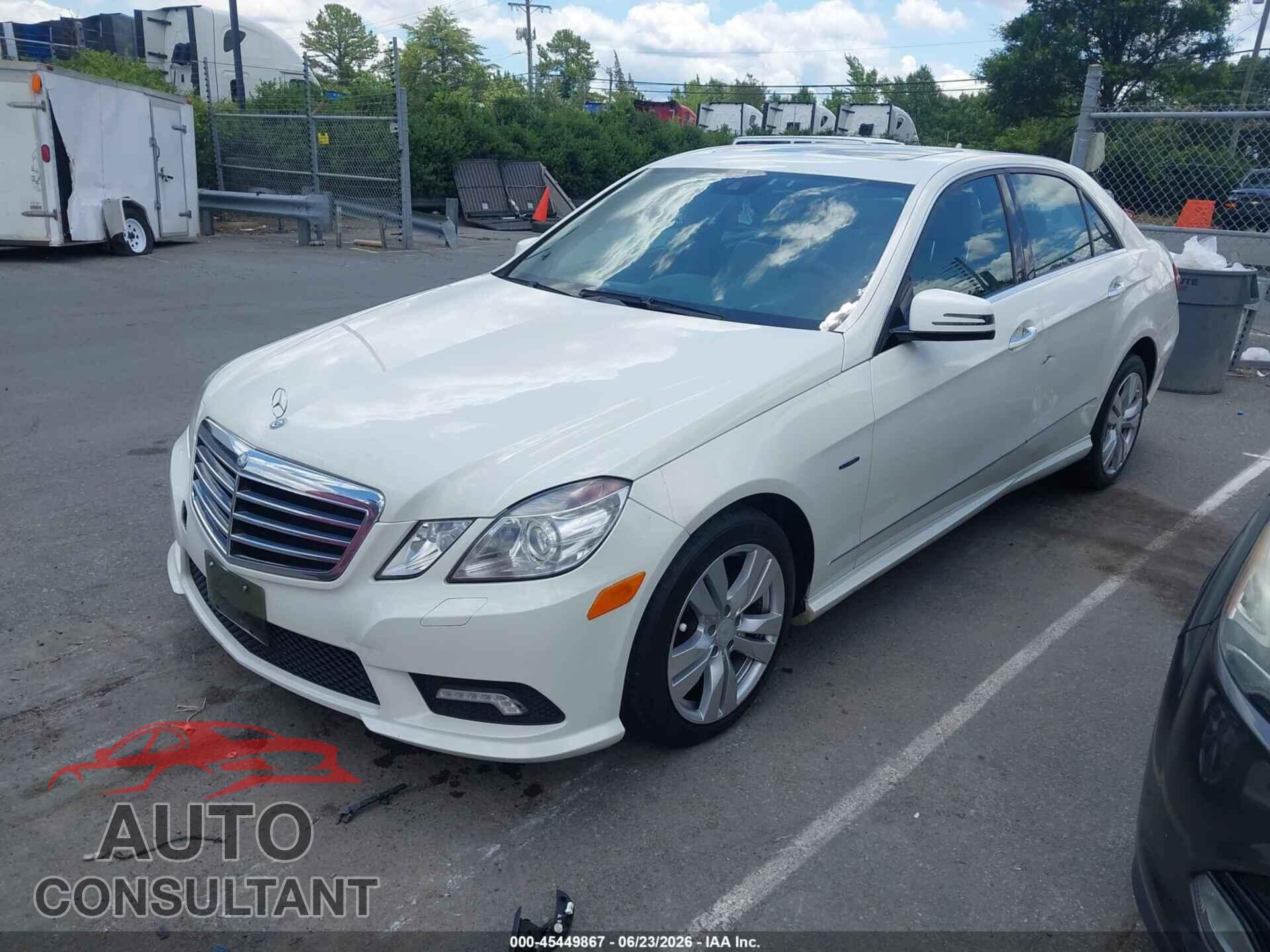 MERCEDES-BENZ E 350 BLUETEC 2011 - WDDHF2EB9BA471316