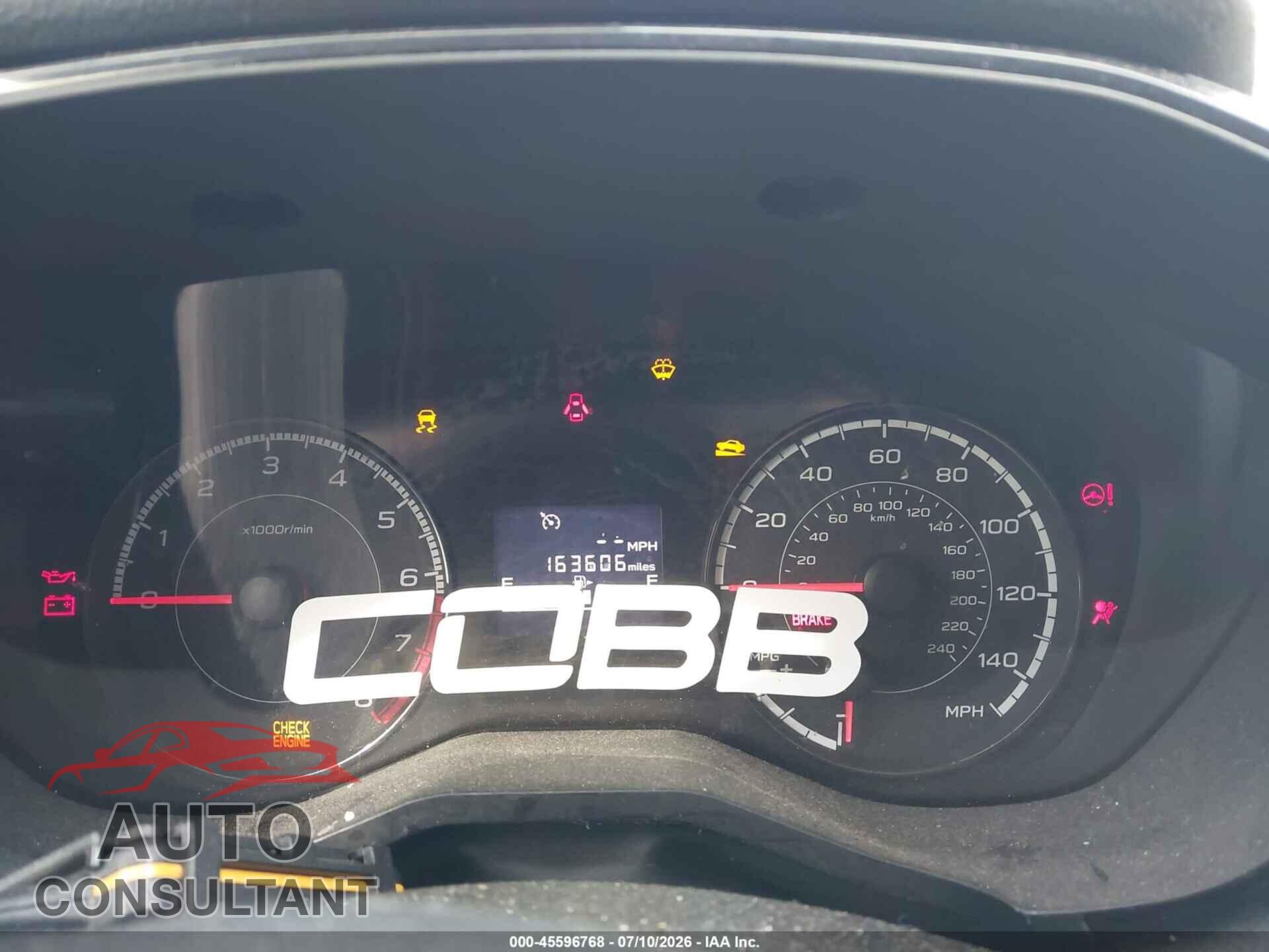 SUBARU IMPREZA 2017 - 4S3GKAA66H1614199
