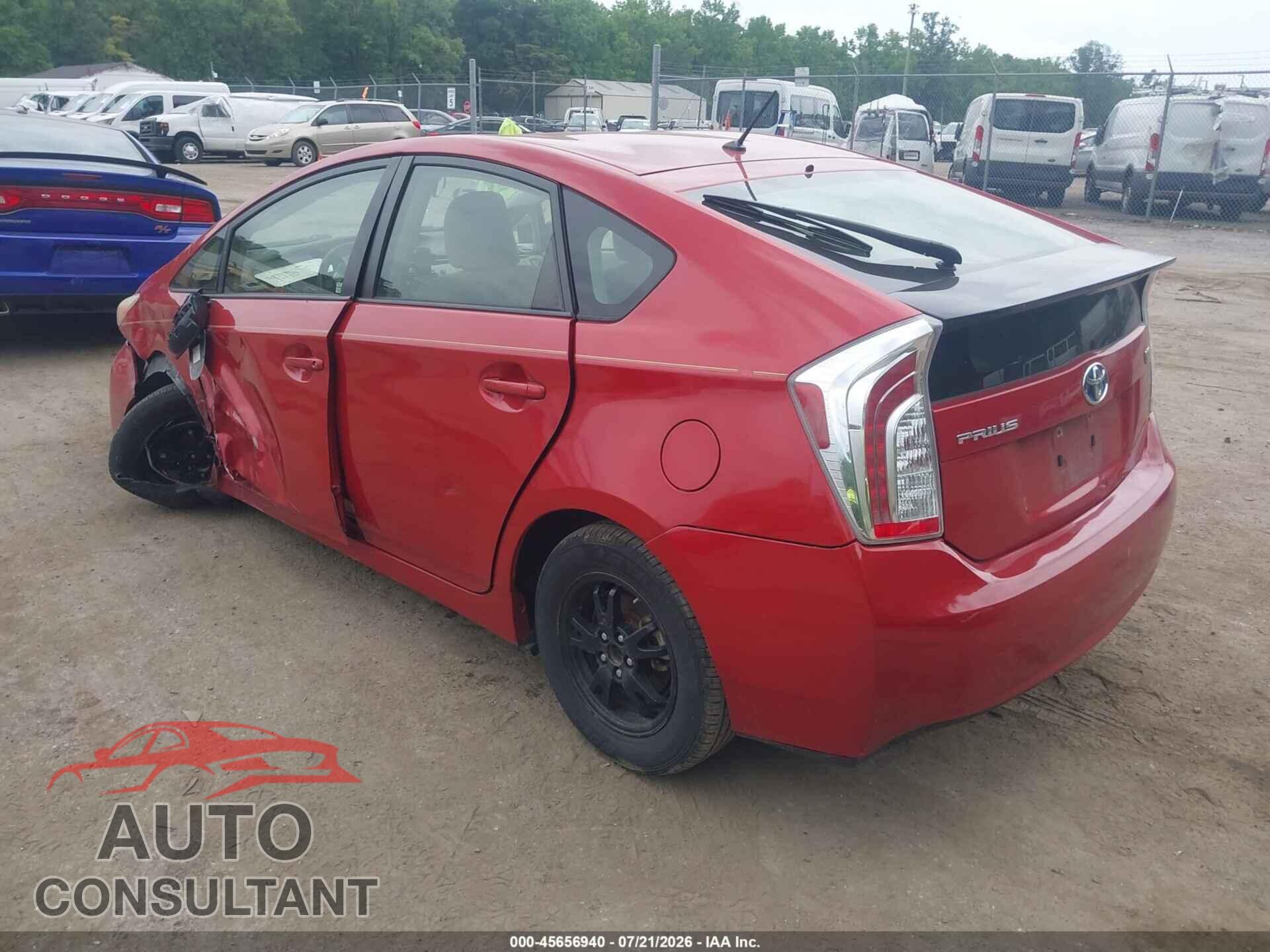 TOYOTA PRIUS 2014 - JTDKN3DU8E1737604