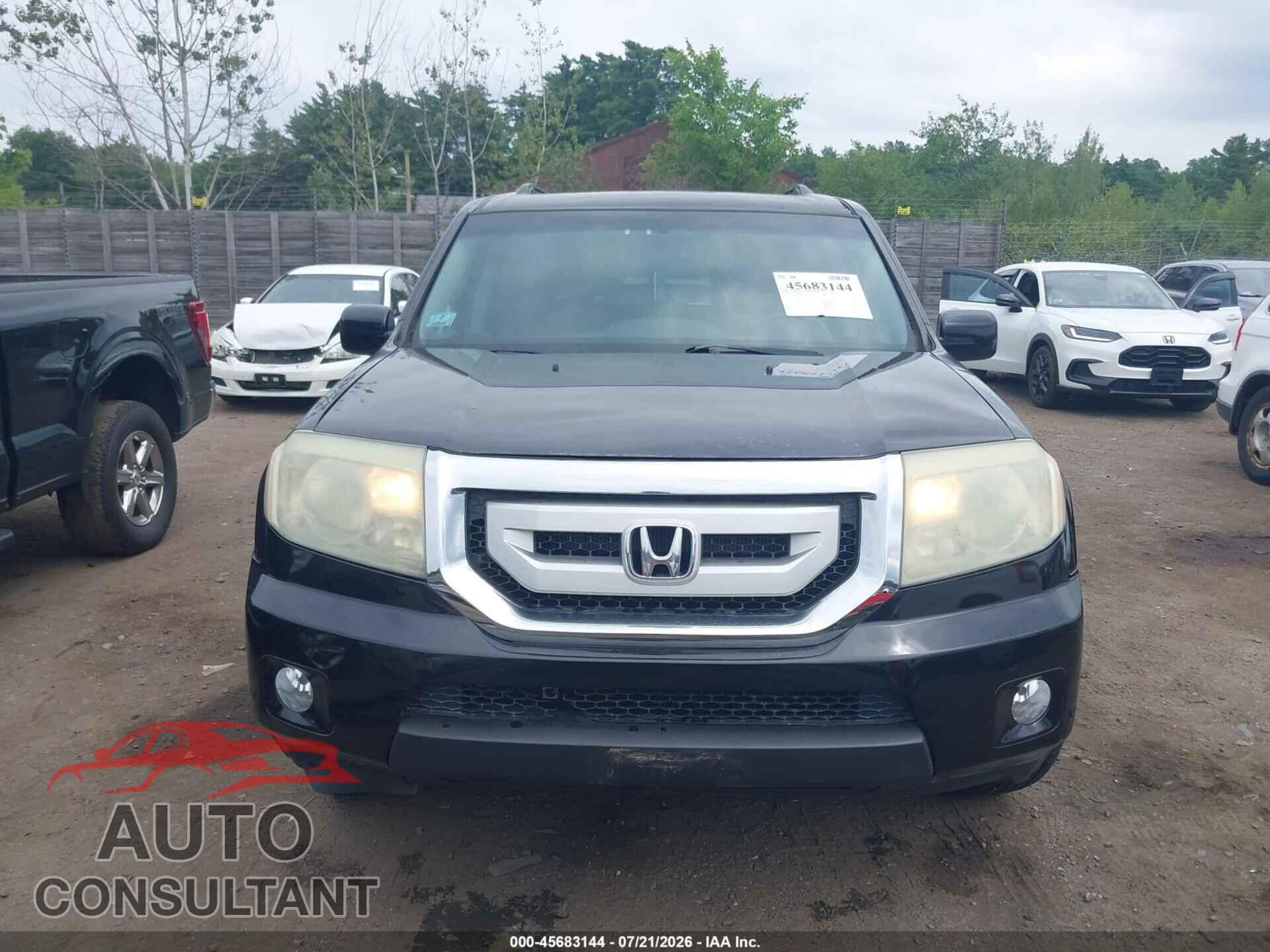 HONDA PILOT 2010 - 5FNYF4H96AB033132