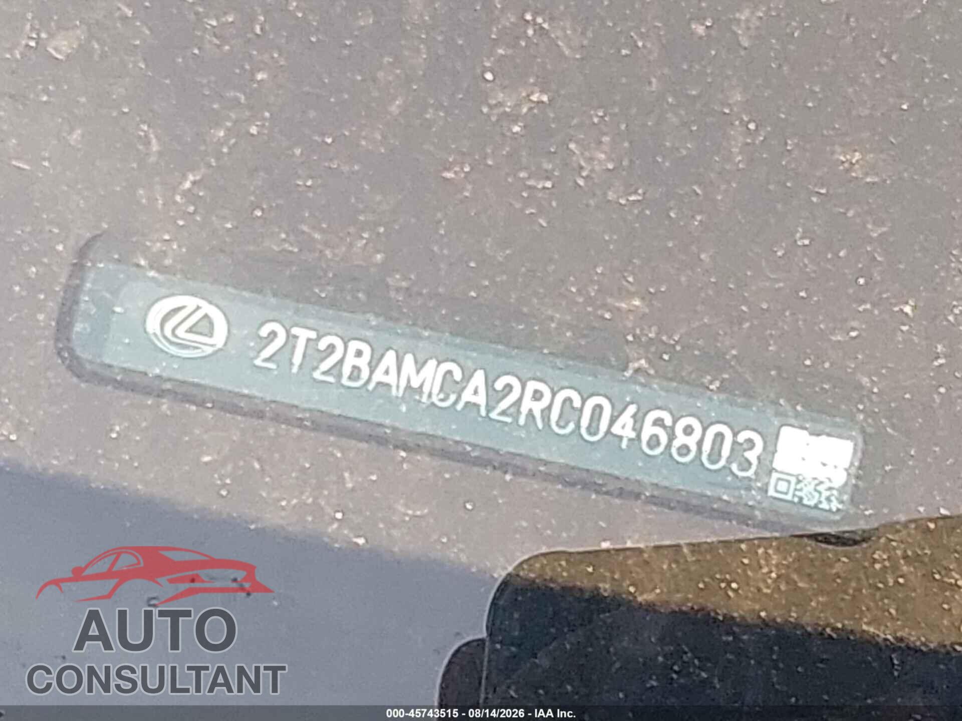 LEXUS RX 350 2024 - 2T2BAMCA2RC046803