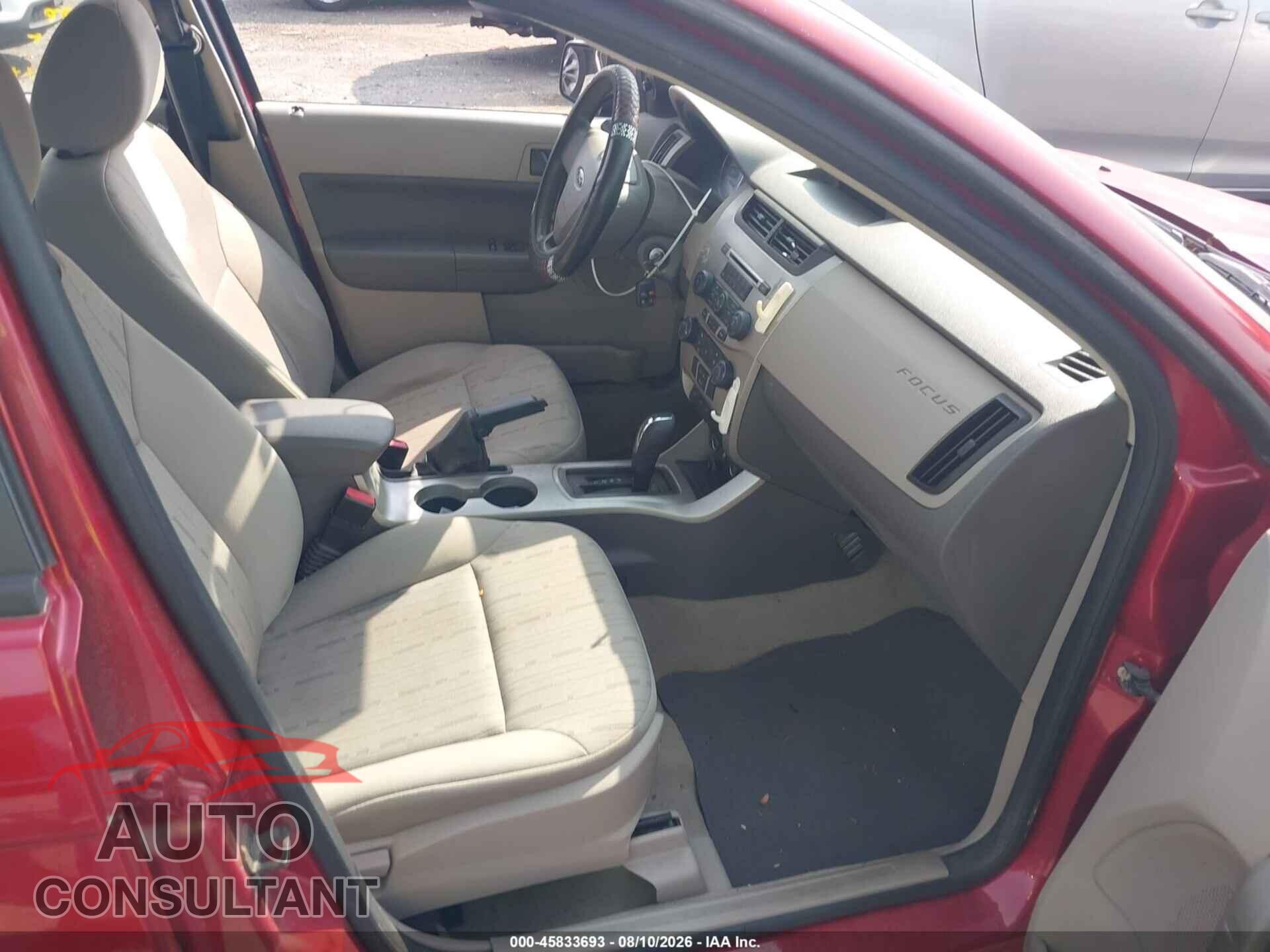 FORD FOCUS 2009 - 1FAHP35N79W201253