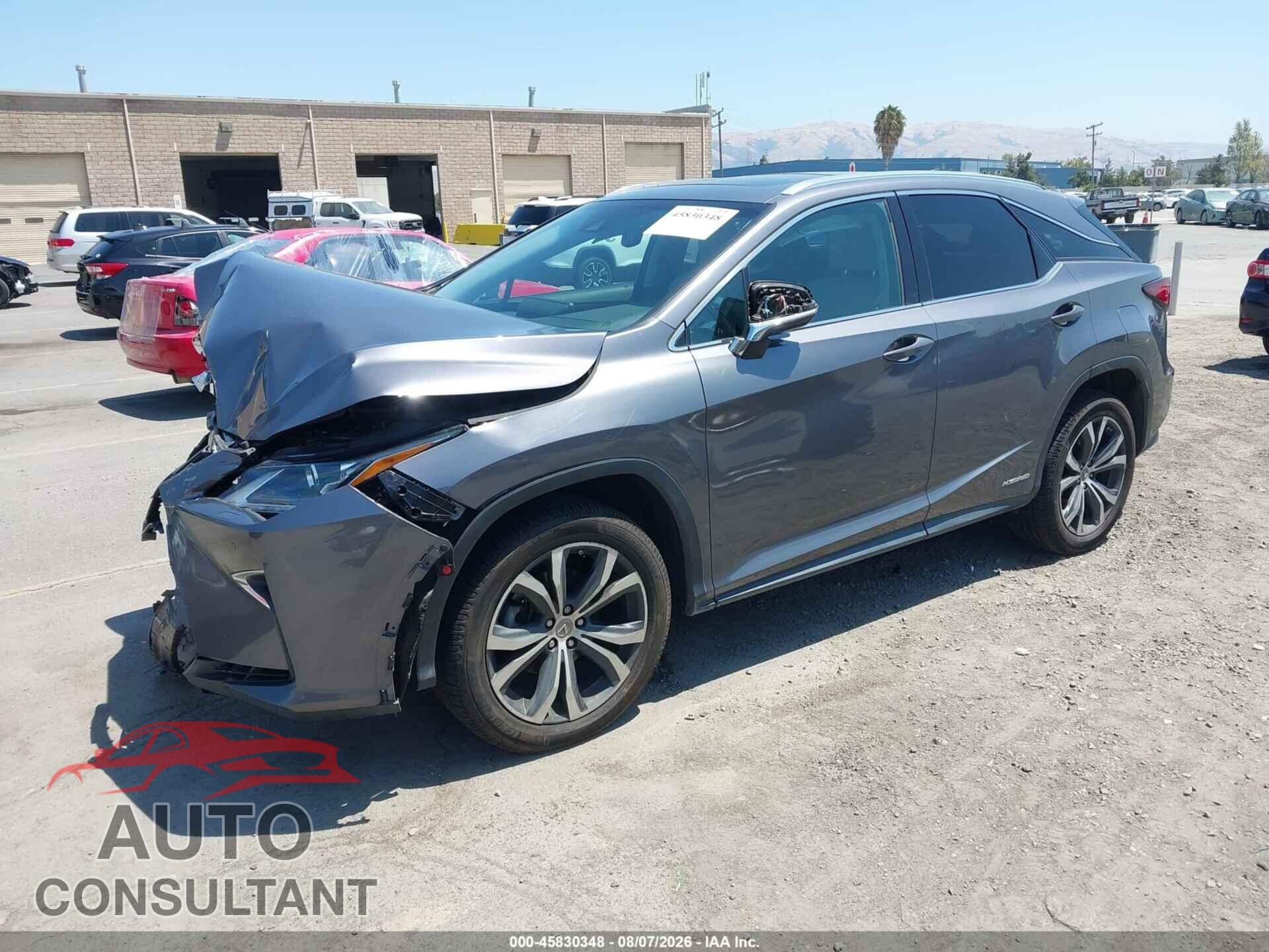 LEXUS RX 450H 2016 - 2T2BGMCA5GC006002