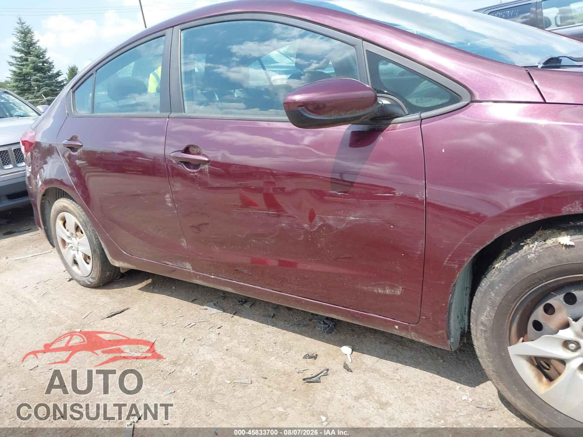 KIA FORTE 2017 - 3KPFK4A79HE150229
