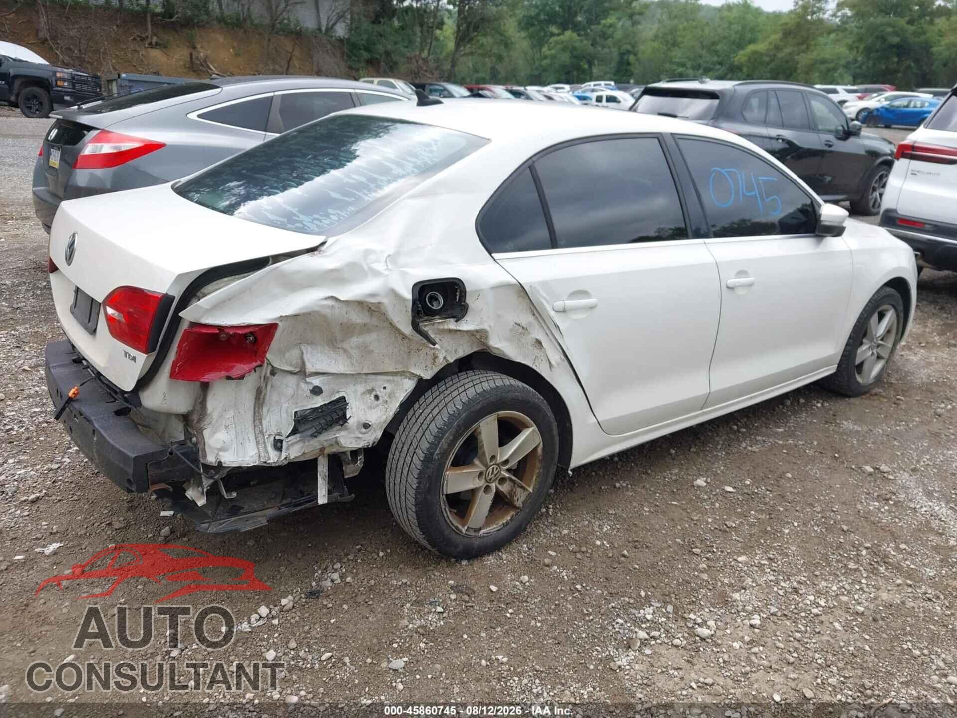 VOLKSWAGEN JETTA 2012 - 3VWLL7AJ8CM419636