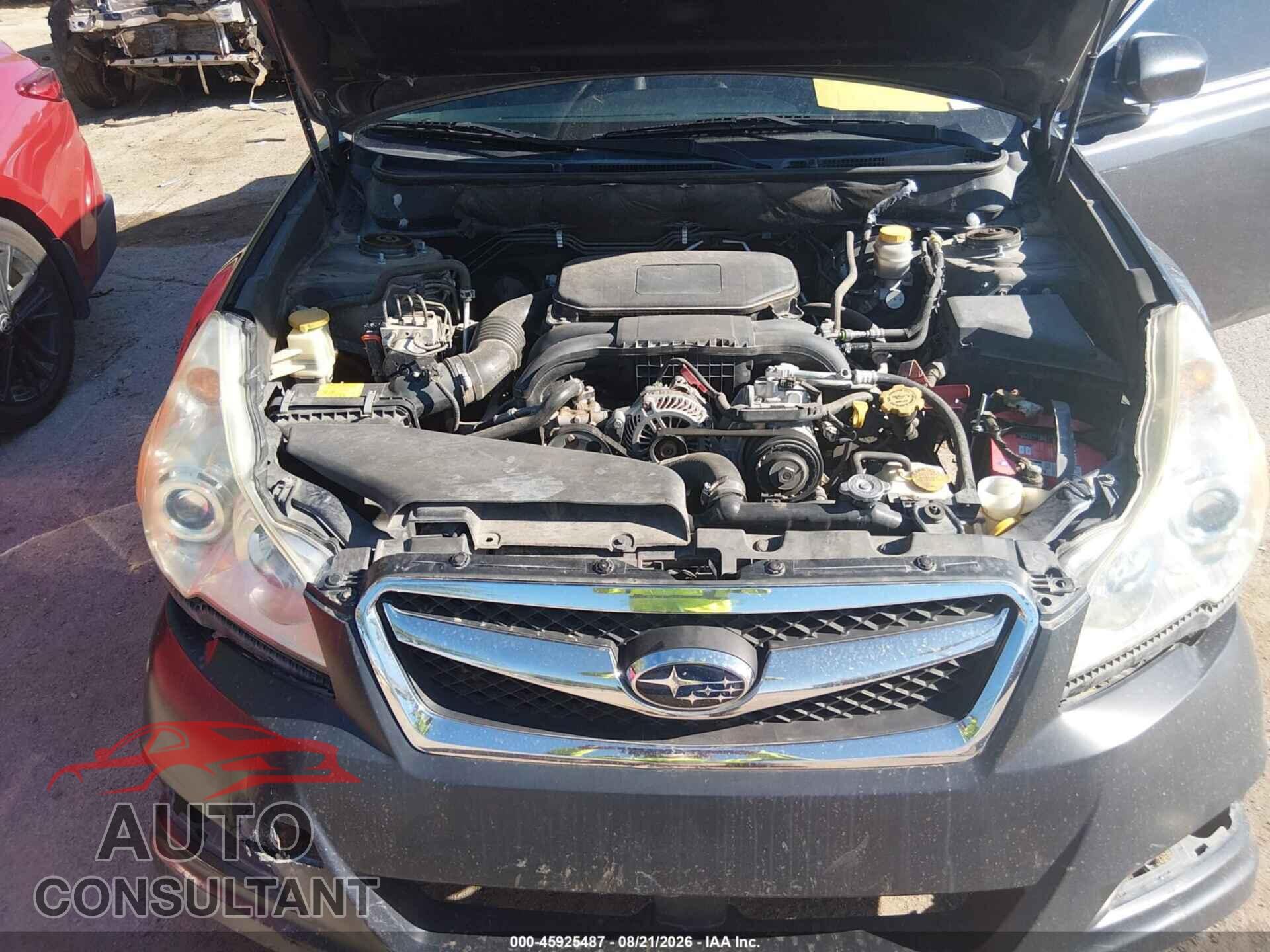 SUBARU LEGACY 2012 - 4S3BMBA67C3033186