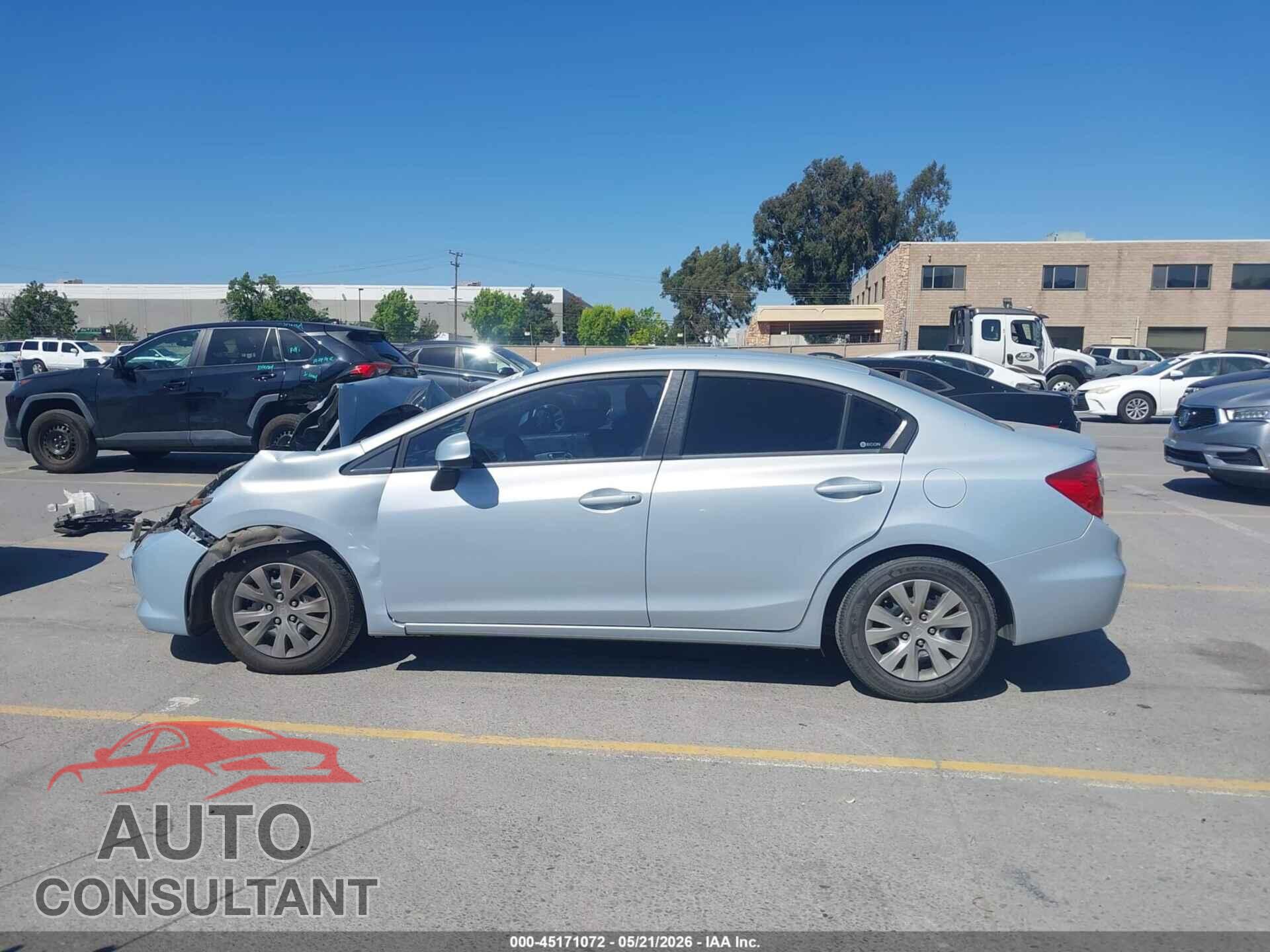 HONDA CIVIC 2012 - 2HGFB2F58CH595345