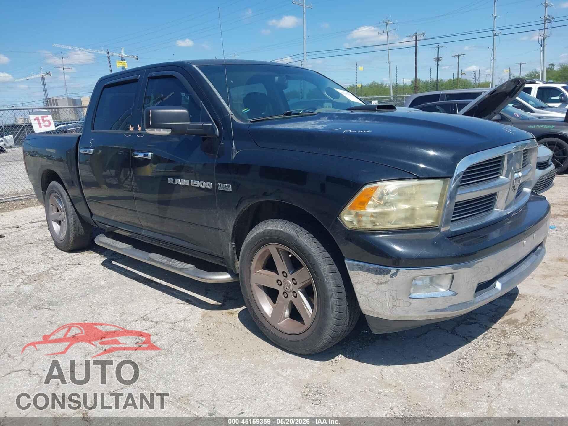 DODGE RAM 1500 2012 - 1C6RD6LT0CS212515