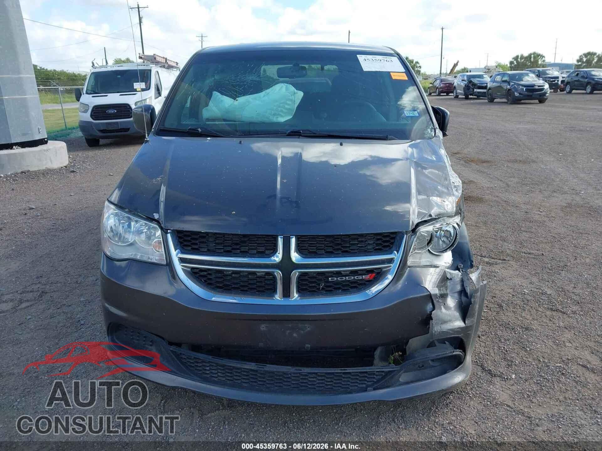DODGE GRAND CARAVAN 2016 - 2C4RDGBG8GR211302