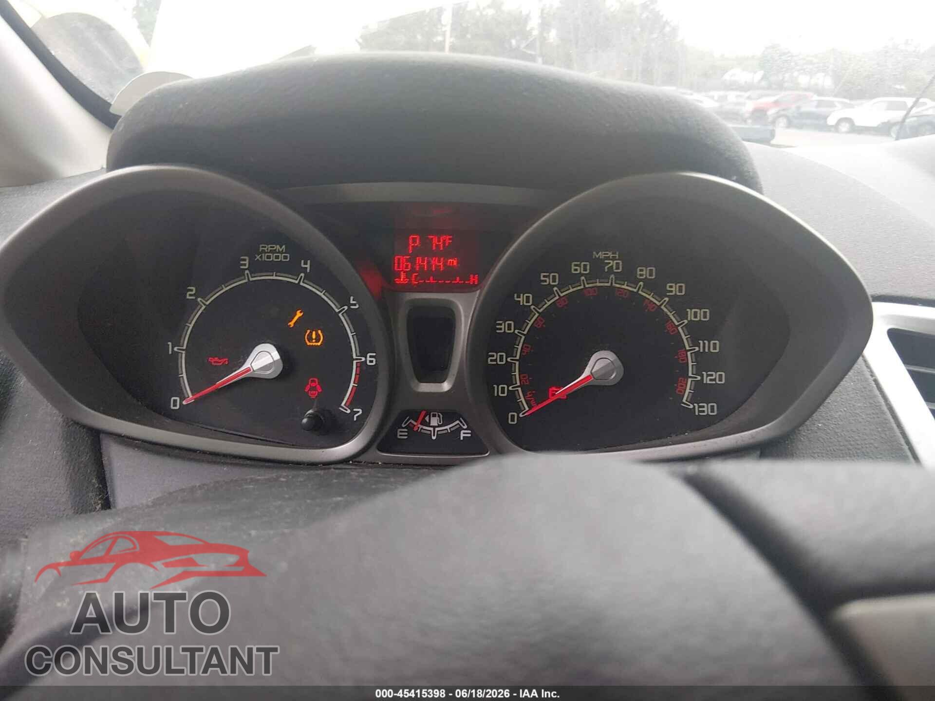 FORD FIESTA 2013 - 3FADP4EJXDM164337