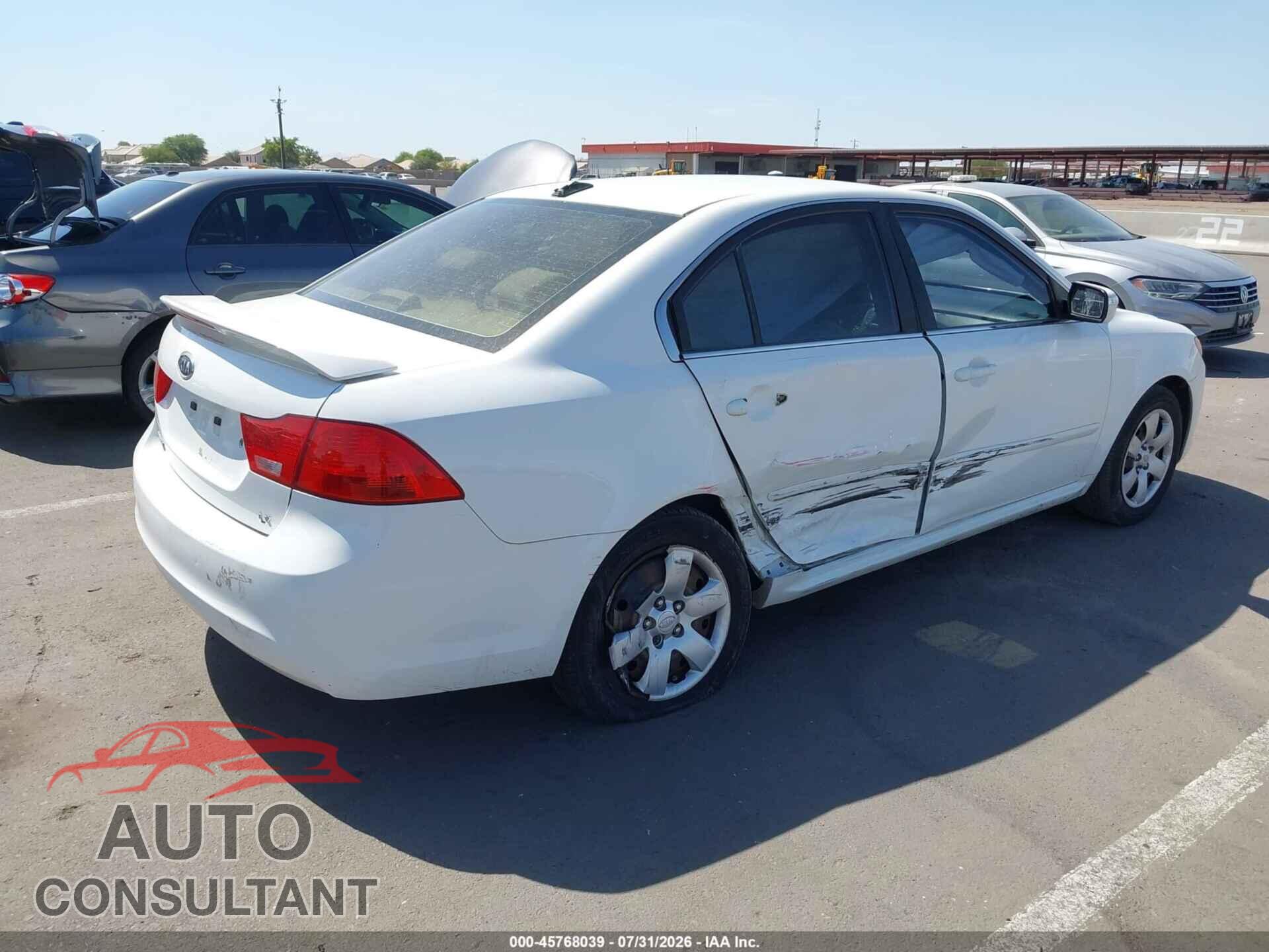 KIA OPTIMA 2009 - KNAGE228295314003