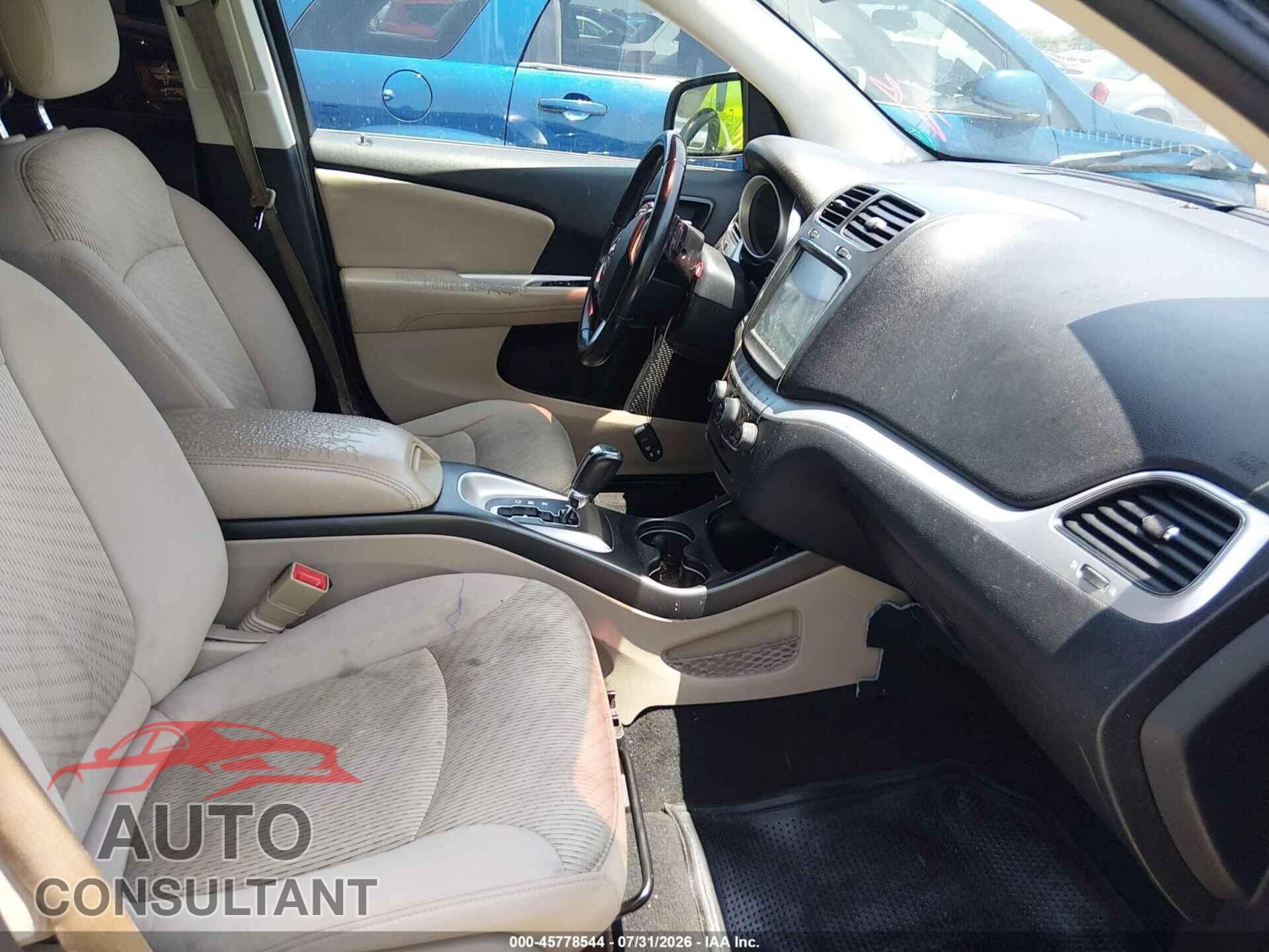 DODGE JOURNEY 2013 - 3C4PDCBG9DT656866