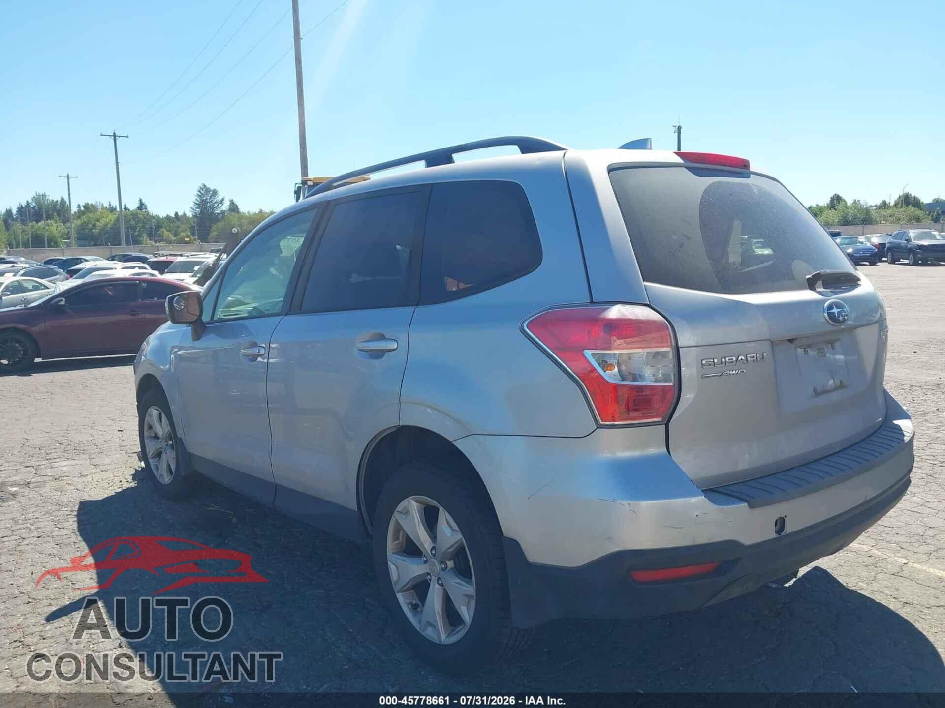 SUBARU FORESTER 2016 - JF2SJADC8GH533565