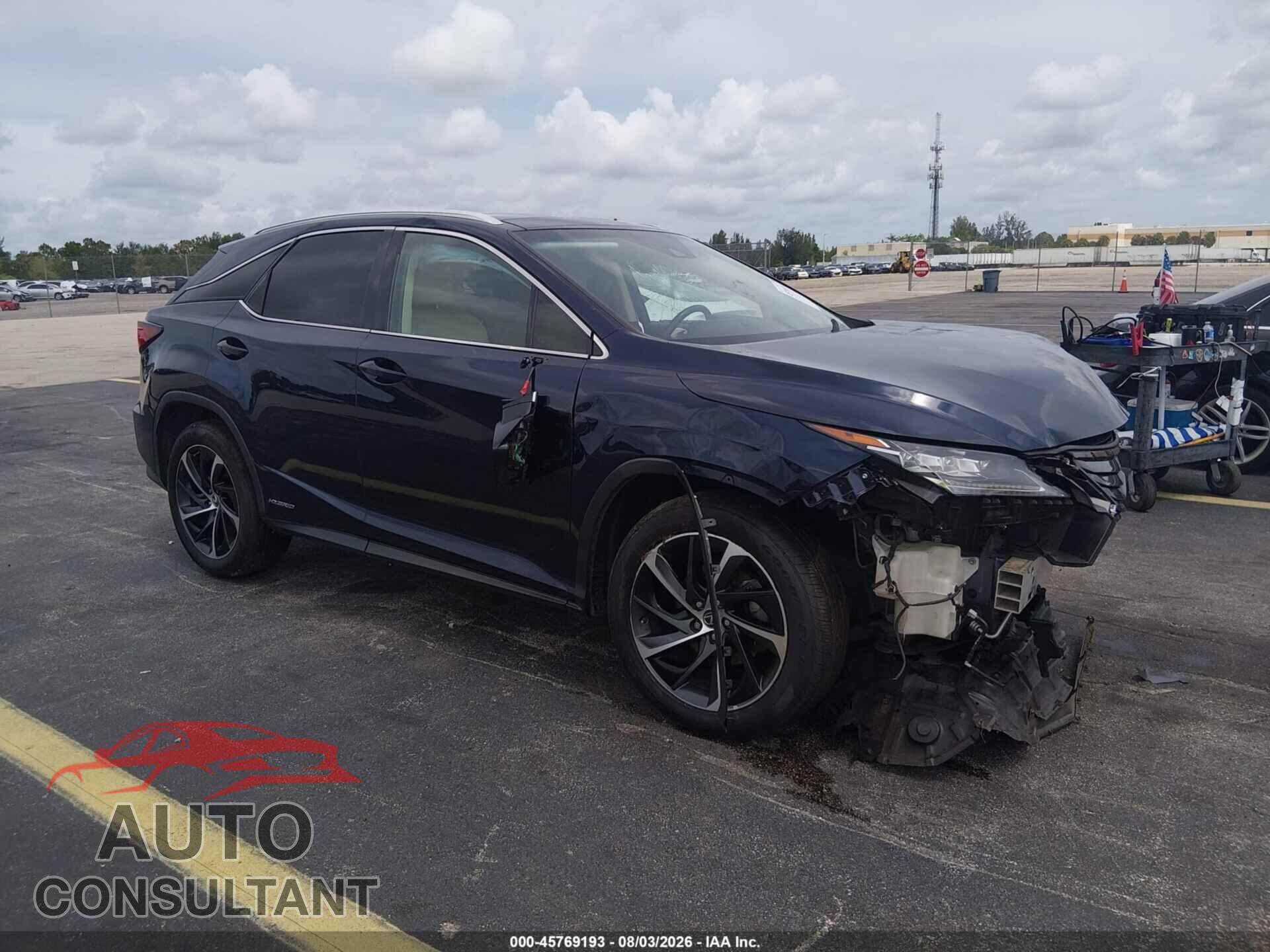 LEXUS RX 450H 2019 - 2T2BGMCA5KC031412