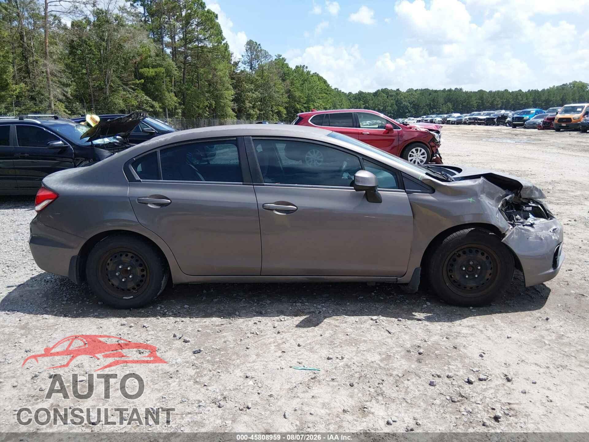 HONDA CIVIC 2013 - 2HGFB2F59DH593444