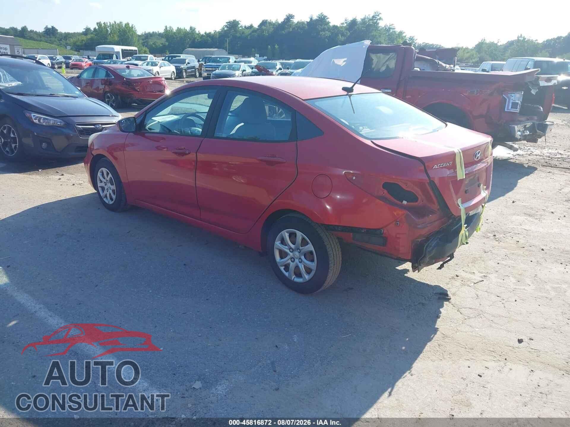 HYUNDAI ACCENT 2014 - KMHCT4AE3EU720197