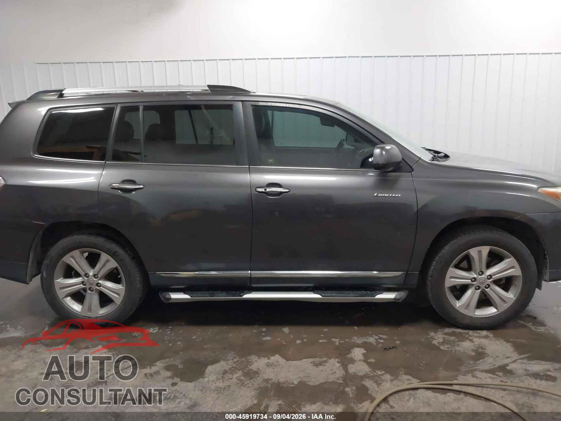 TOYOTA HIGHLANDER 2012 - 5TDYK3EH7CS080217