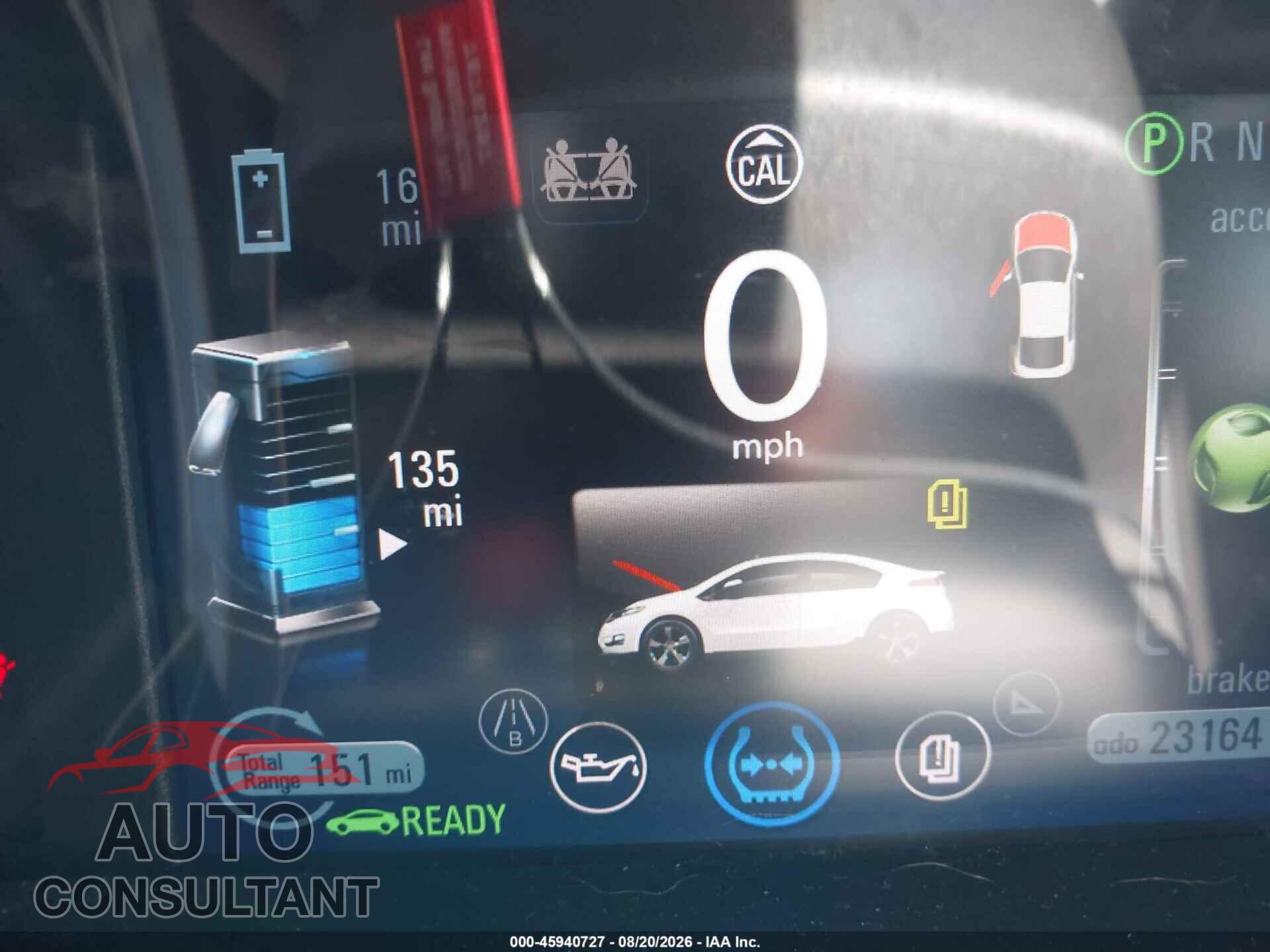 CHEVROLET VOLT 2013 - 1G1RF6E41DU133457