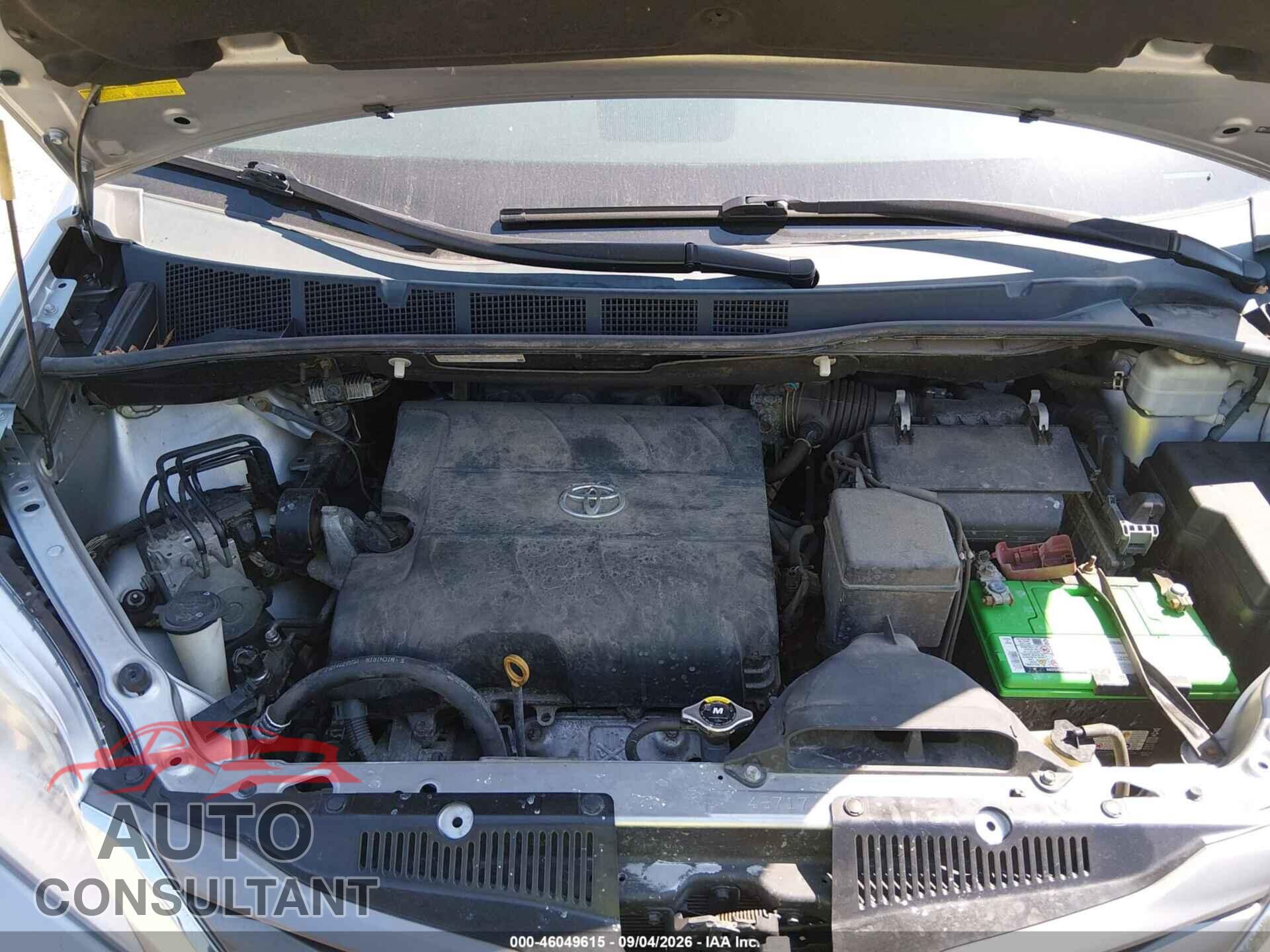 TOYOTA SIENNA 2012 - 5TDYK3DC5CS230217