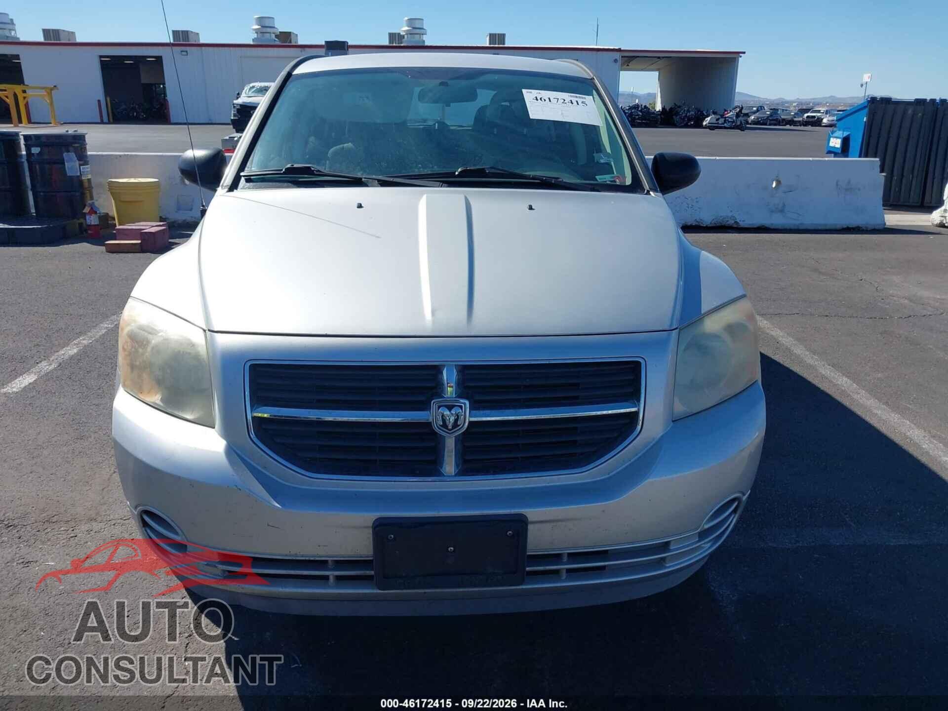DODGE CALIBER 2009 - 1B3HB48A09D206623