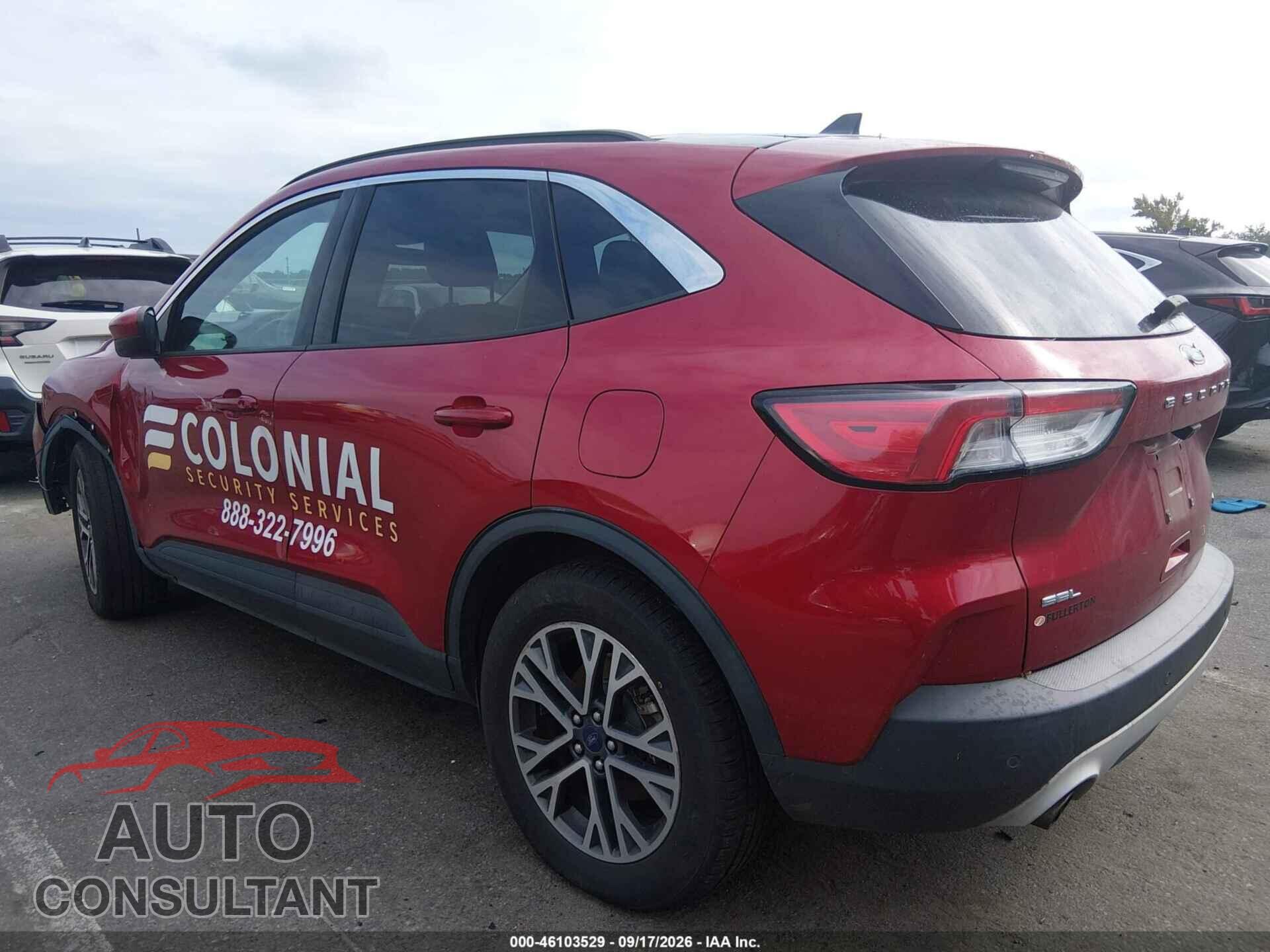 FORD ESCAPE 2020 - 1FMCU9H64LUA90325