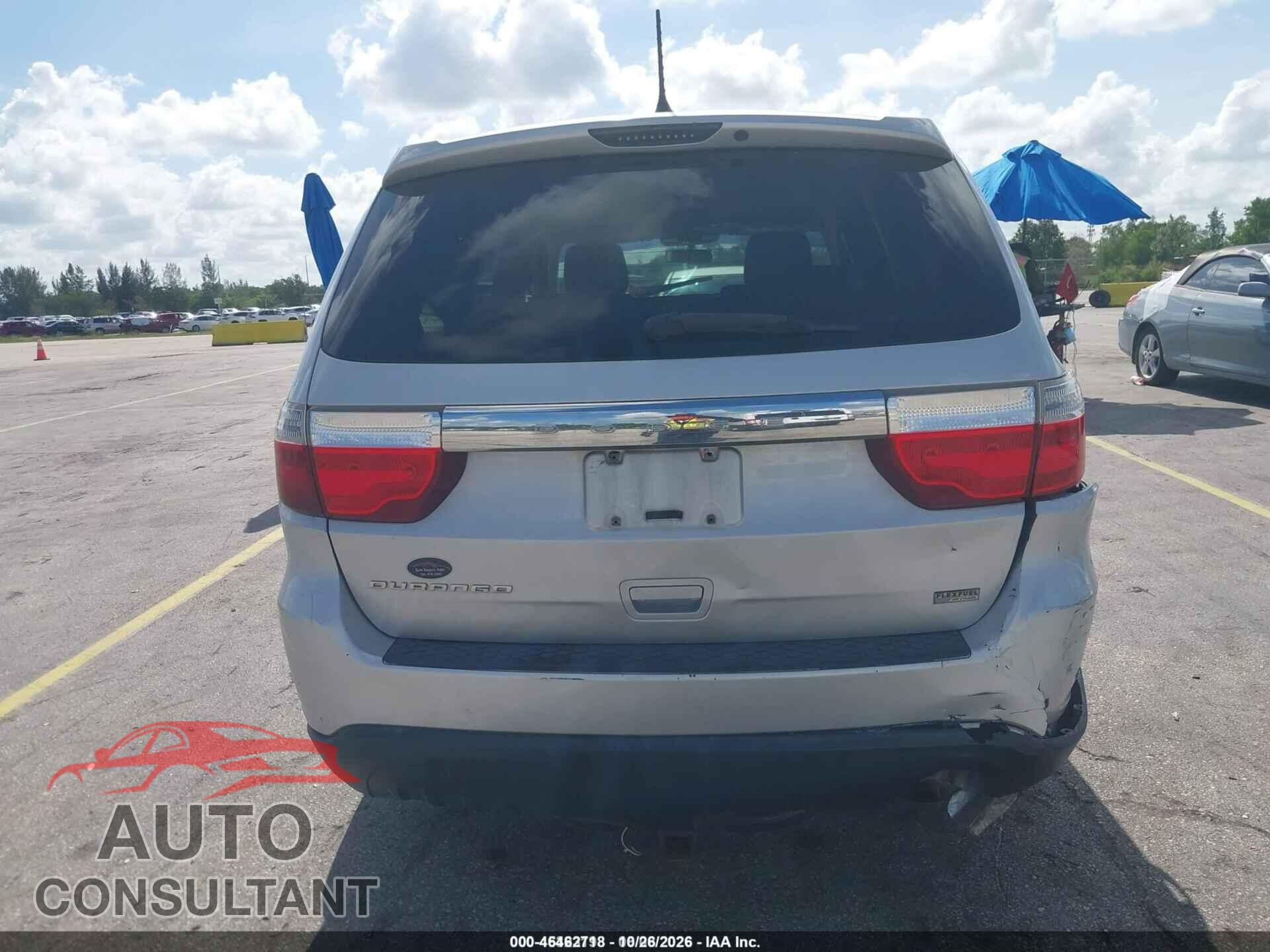 DODGE DURANGO 2011 - 1D4RD2GG9BC741827