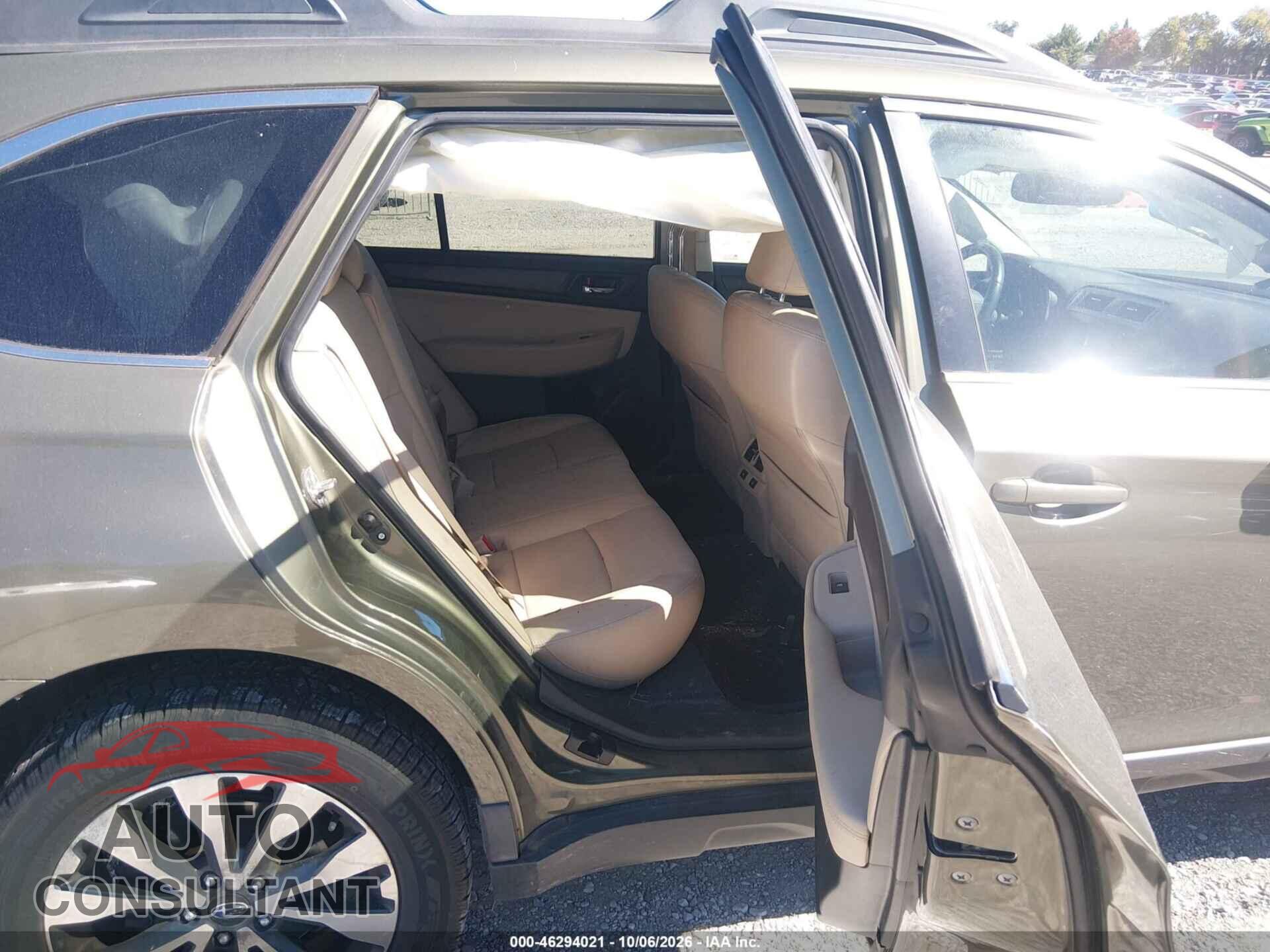 SUBARU OUTBACK 2015 - 4S4BSBJC1F3202100