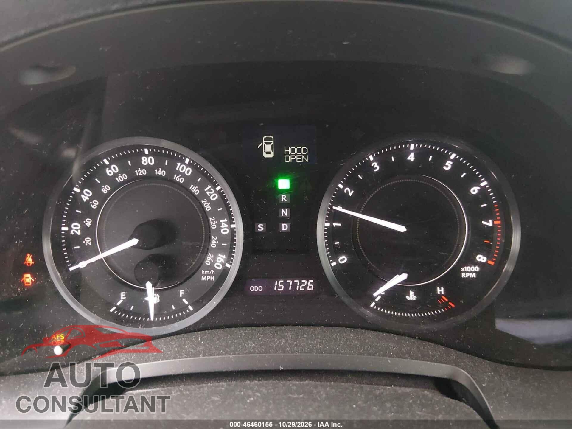 LEXUS IS 250C 2010 - JTHFF2C23A2500904