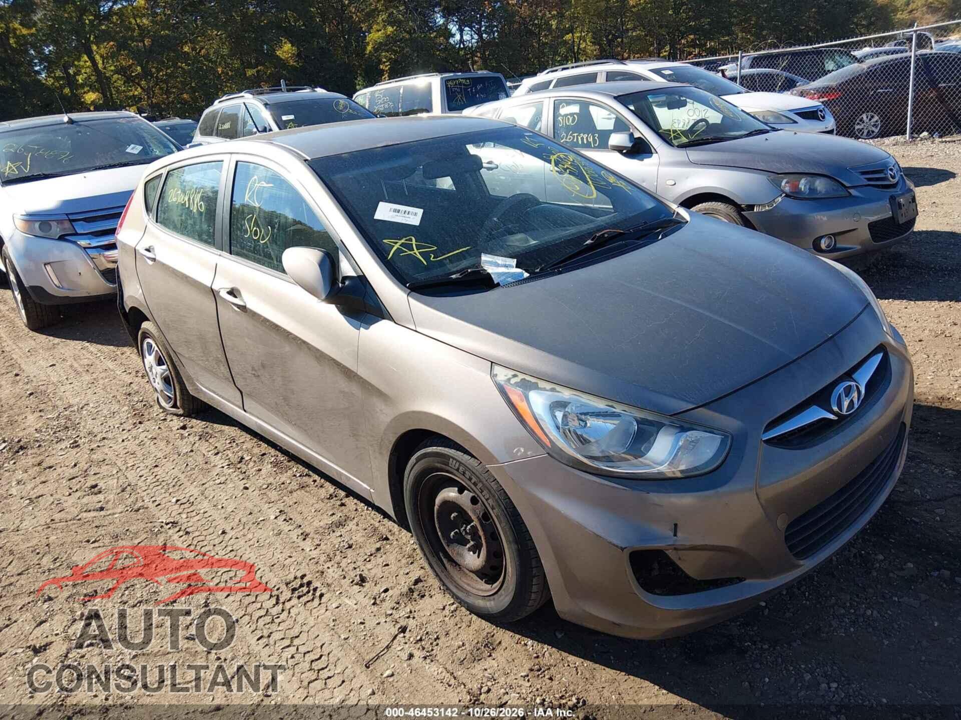 HYUNDAI ACCENT 2012 - KMHCT5AE2CU044117