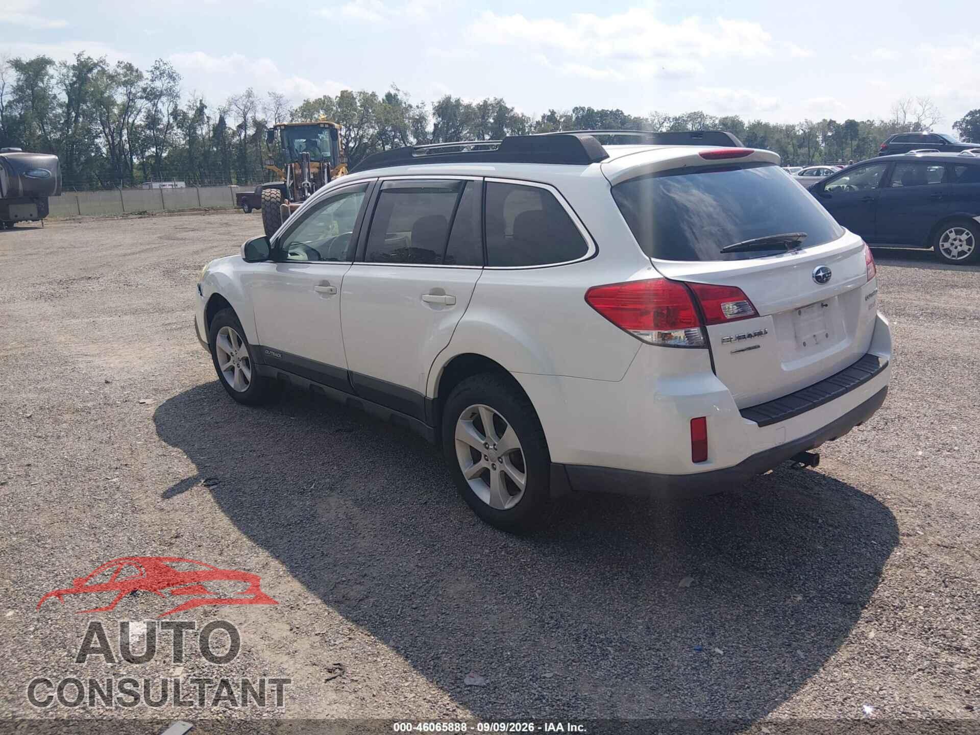 SUBARU OUTBACK 2013 - 4S4BRBCC7D3255504