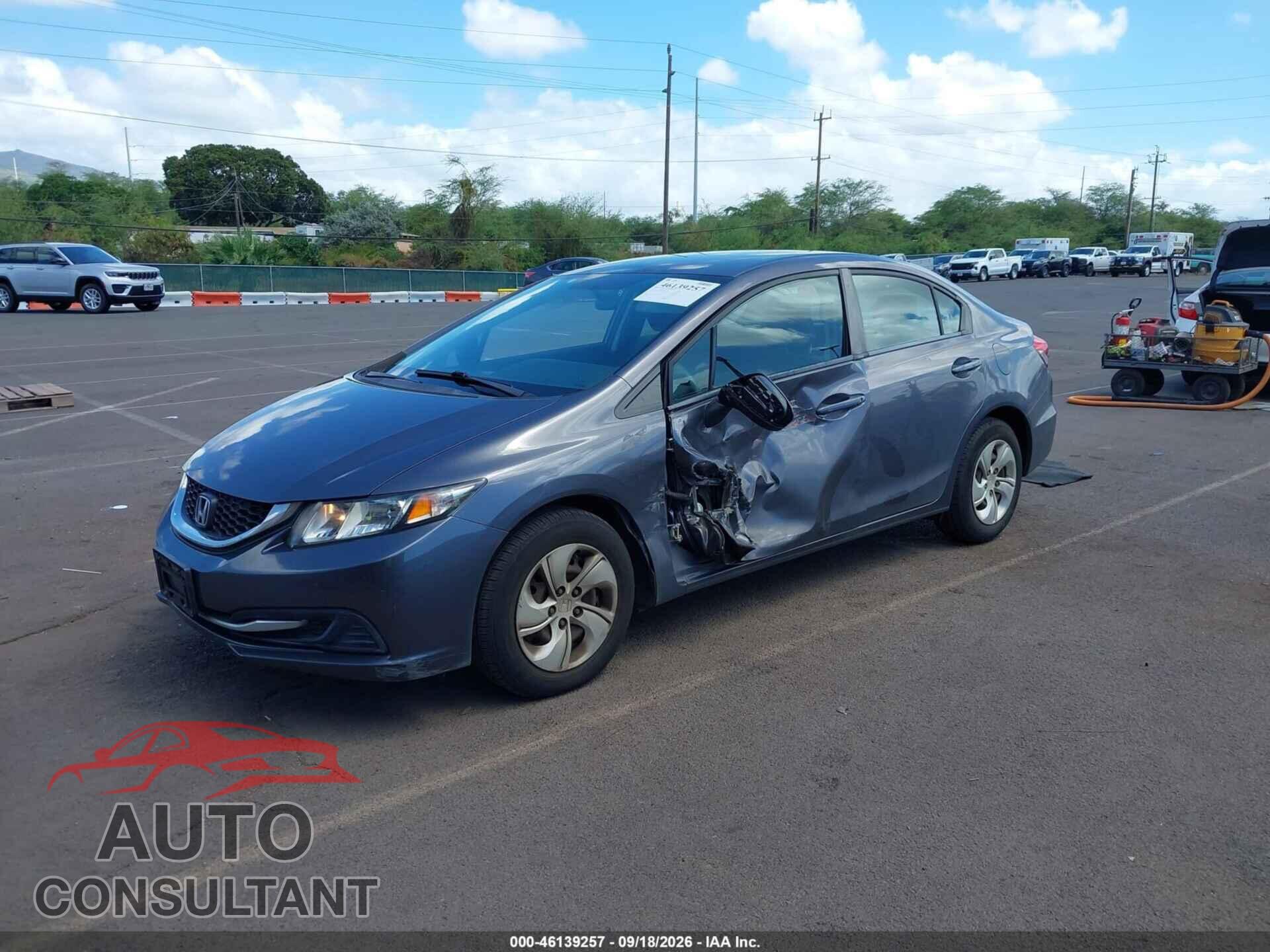 HONDA CIVIC 2015 - 2HGFB2F50FH539629