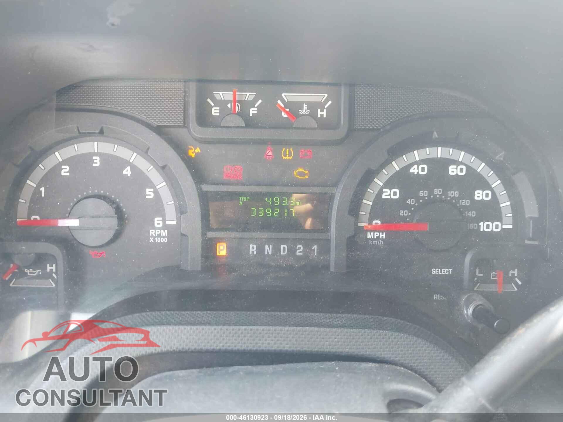 FORD E-250 2013 - 1FTNE2EW5DDA25961