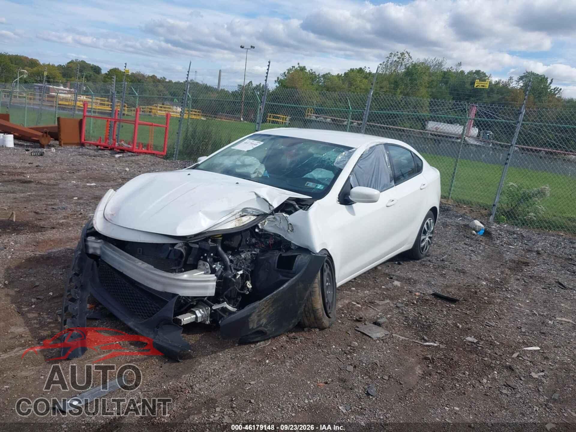 DODGE DART 2015 - 1C3CDFAAXFD150764