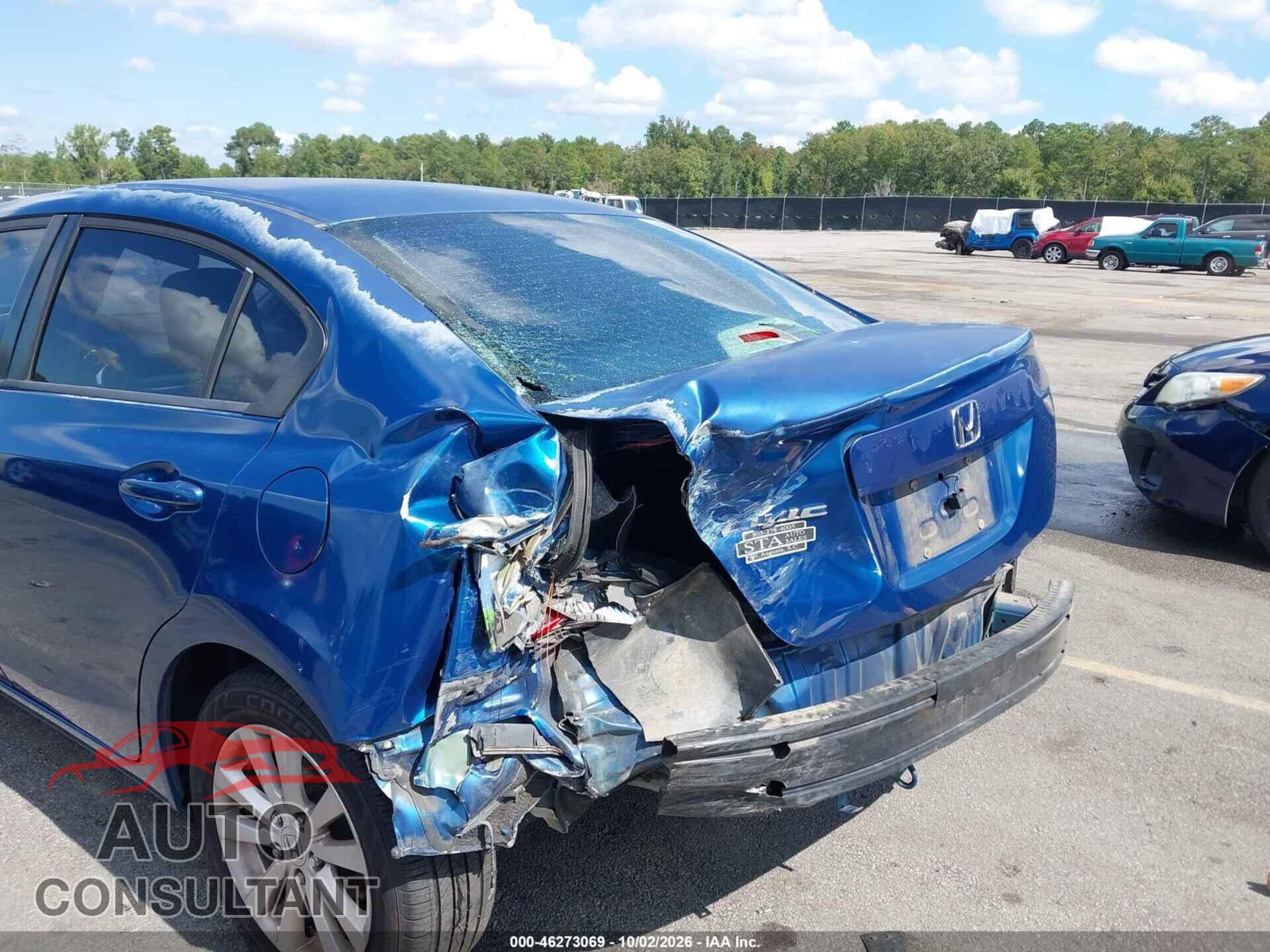 HONDA CIVIC 2012 - 2HGFB2F83CH502371