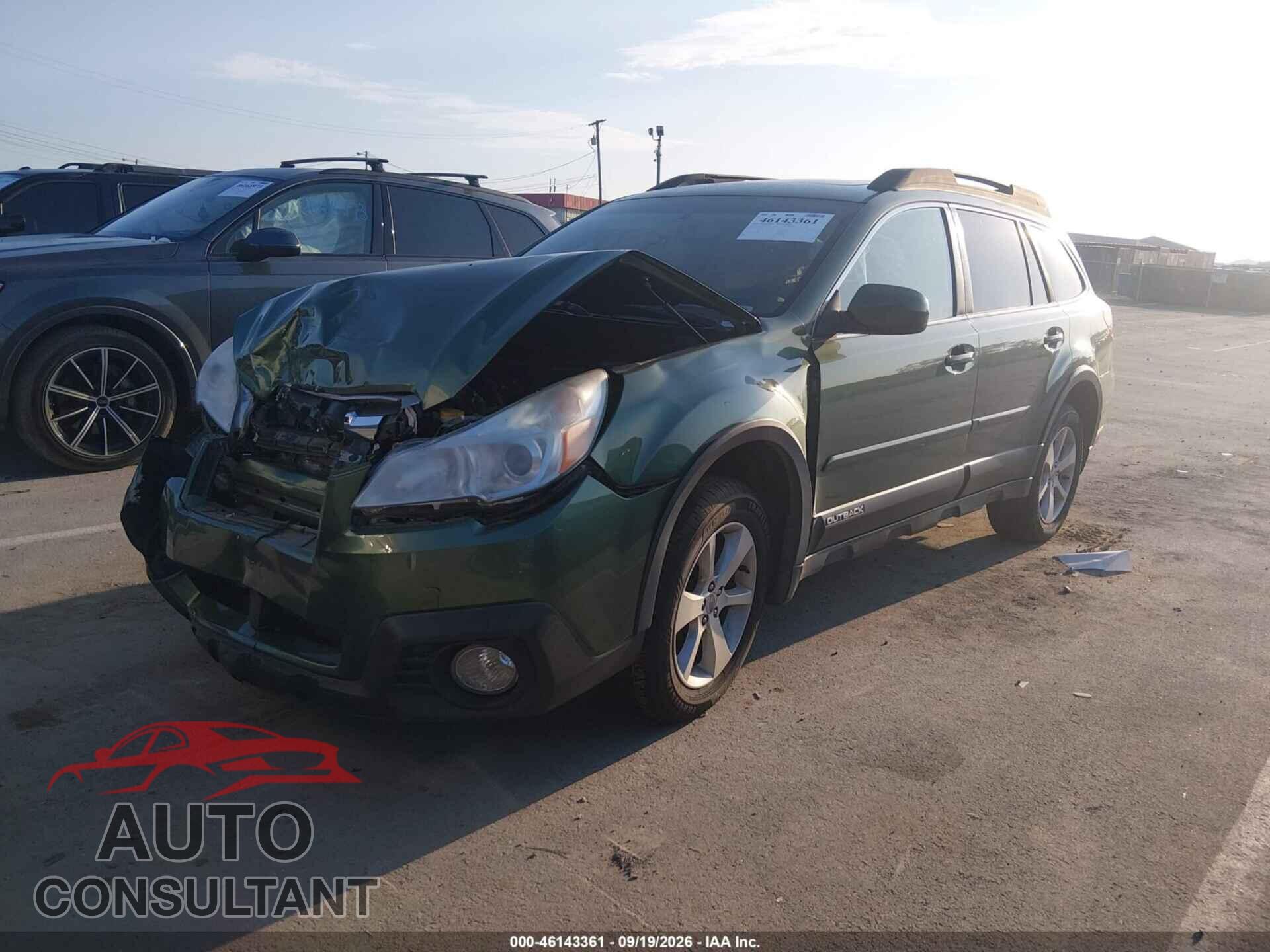 SUBARU OUTBACK 2014 - 4S4BRCDC4E3308519