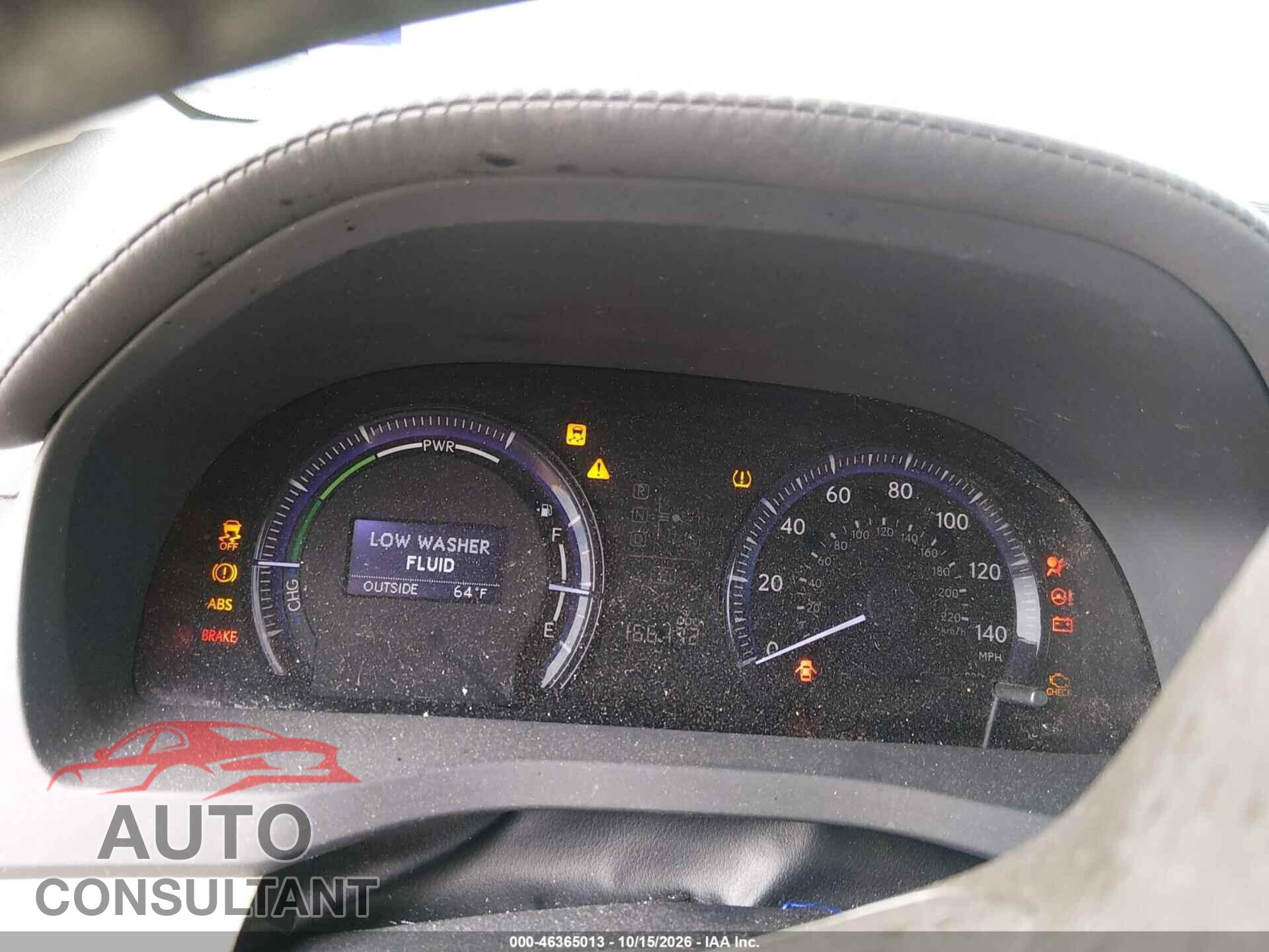 LEXUS HS 250H 2010 - JTHBB1BA9A2013641