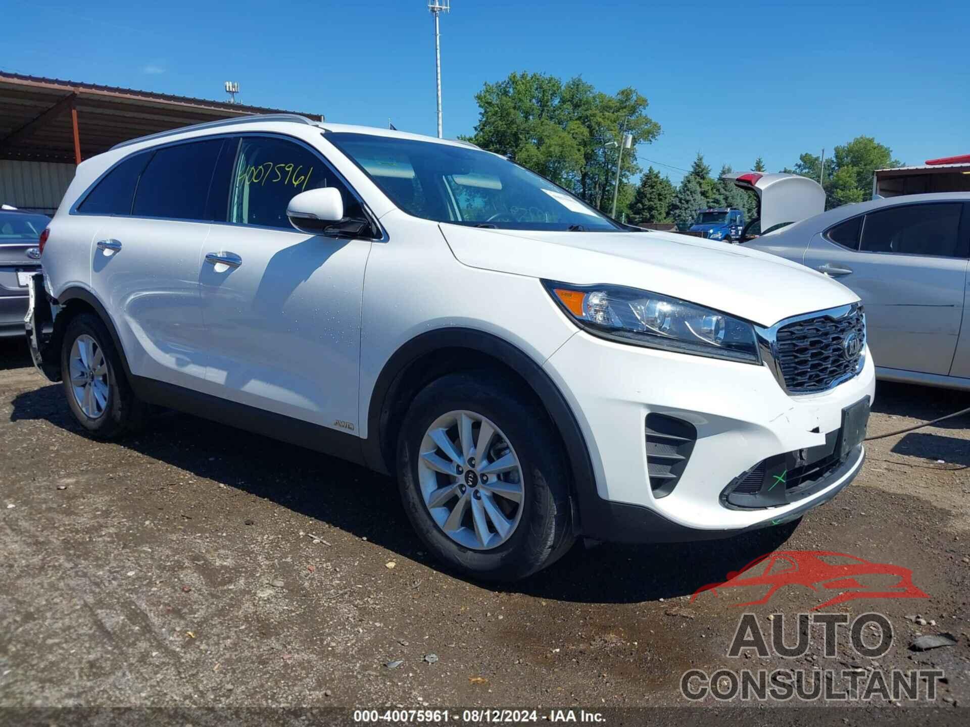 KIA SORENTO 2019 - 5XYPGDA38KG434500