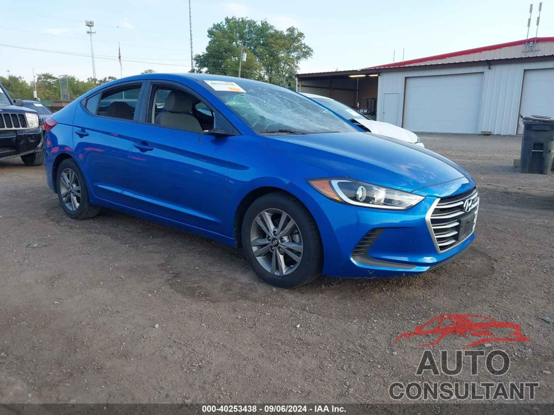 HYUNDAI ELANTRA 2017 - 5NPD84LFXHH022040