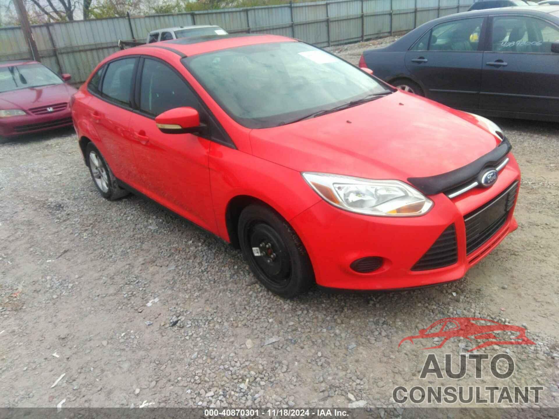 FORD FOCUS 2013 - 1FADP3F21DL336547