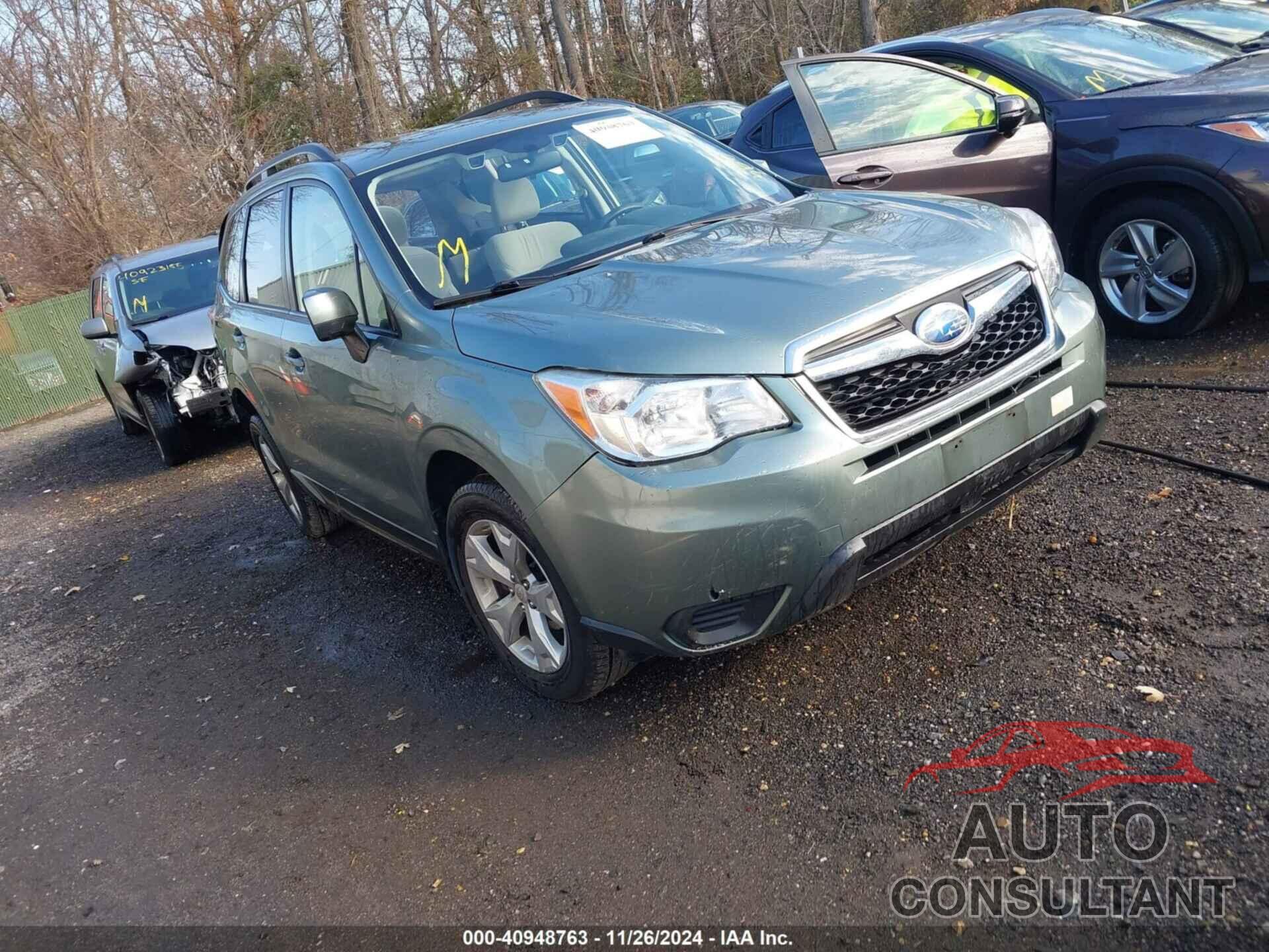 SUBARU FORESTER 2015 - JF2SJAFC1FH460311