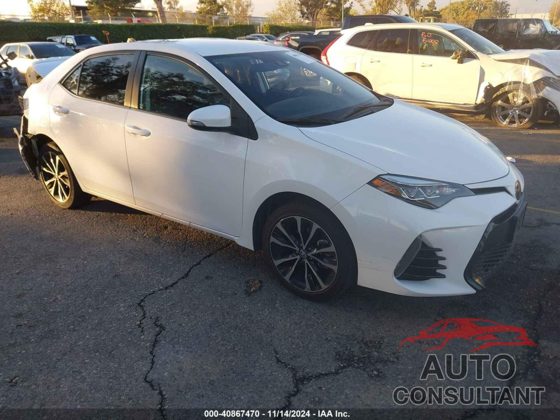 TOYOTA COROLLA 2018 - 5YFBURHE2JP781385