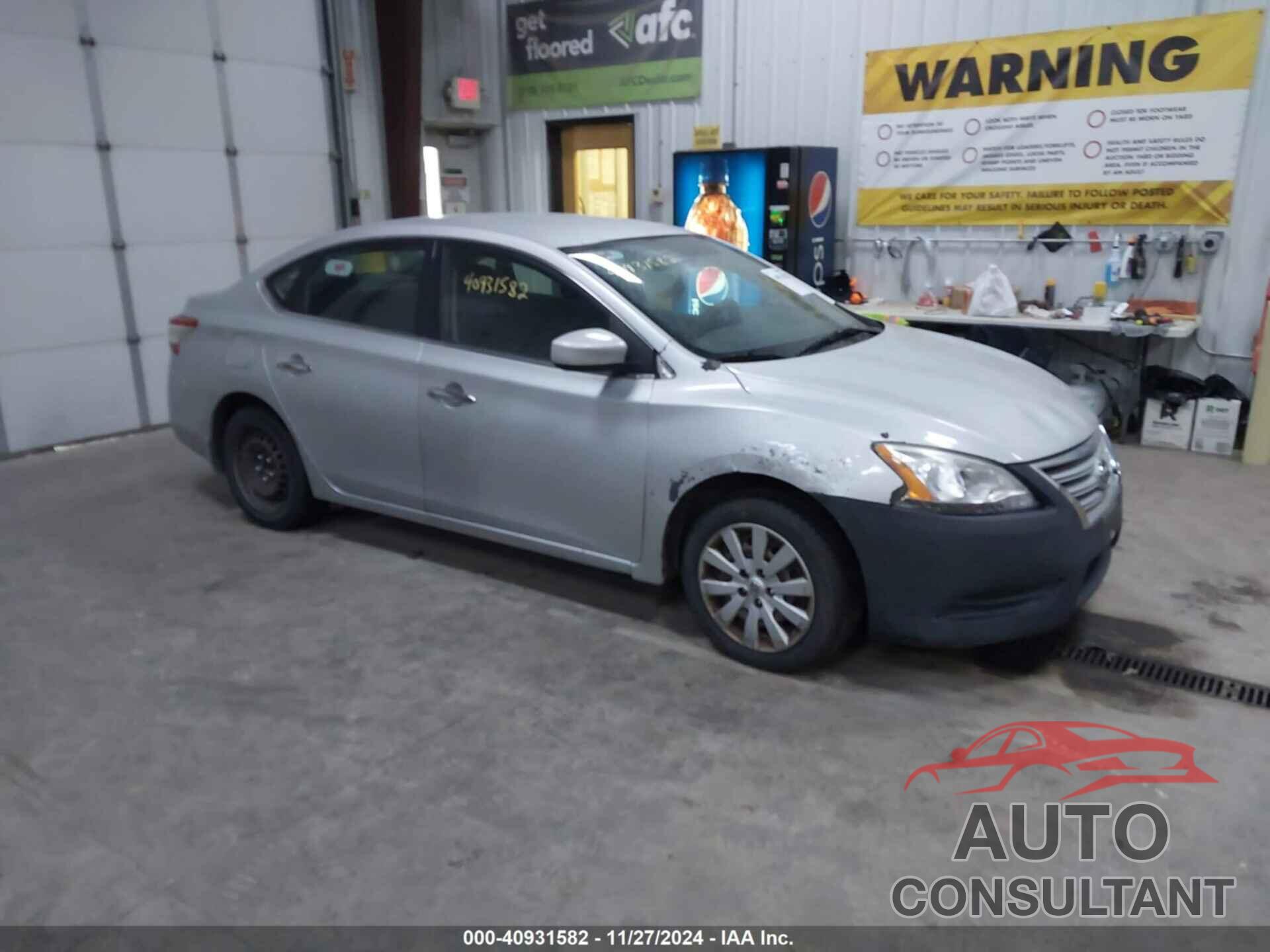 NISSAN SENTRA 2013 - 3N1AB7AP1DL697385