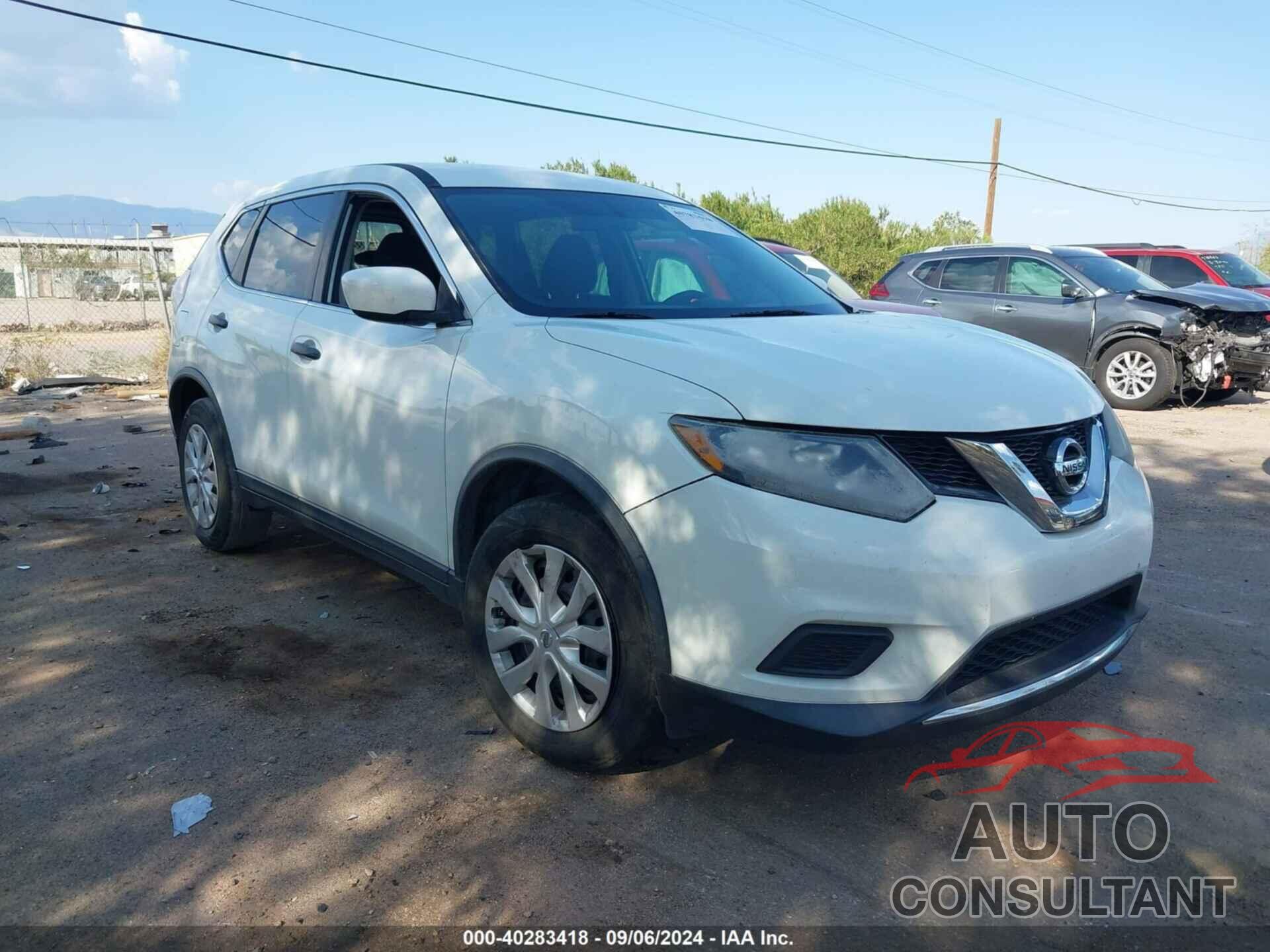 NISSAN ROGUE 2016 - KNMAT2MTXGP598272