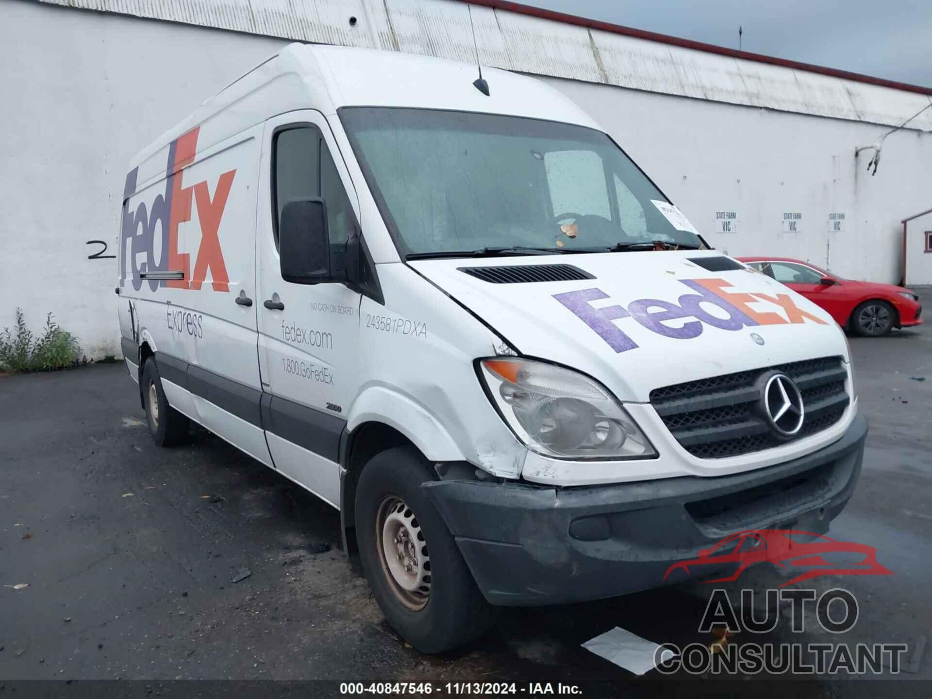 MERCEDES-BENZ SPRINTER 2500 2011 - WD3PE8CB4B5568778