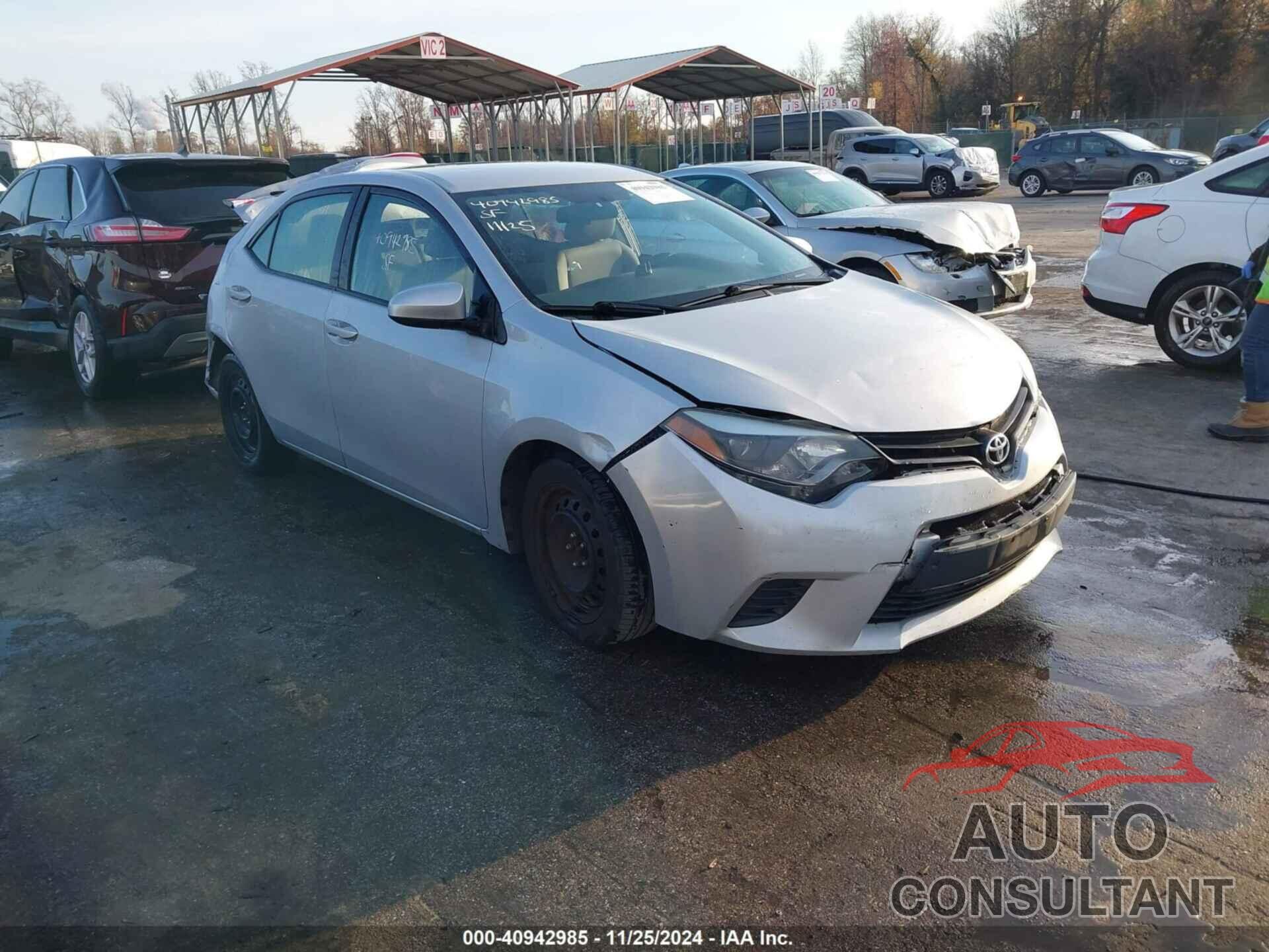 TOYOTA COROLLA 2014 - 2T1BURHE3EC215726