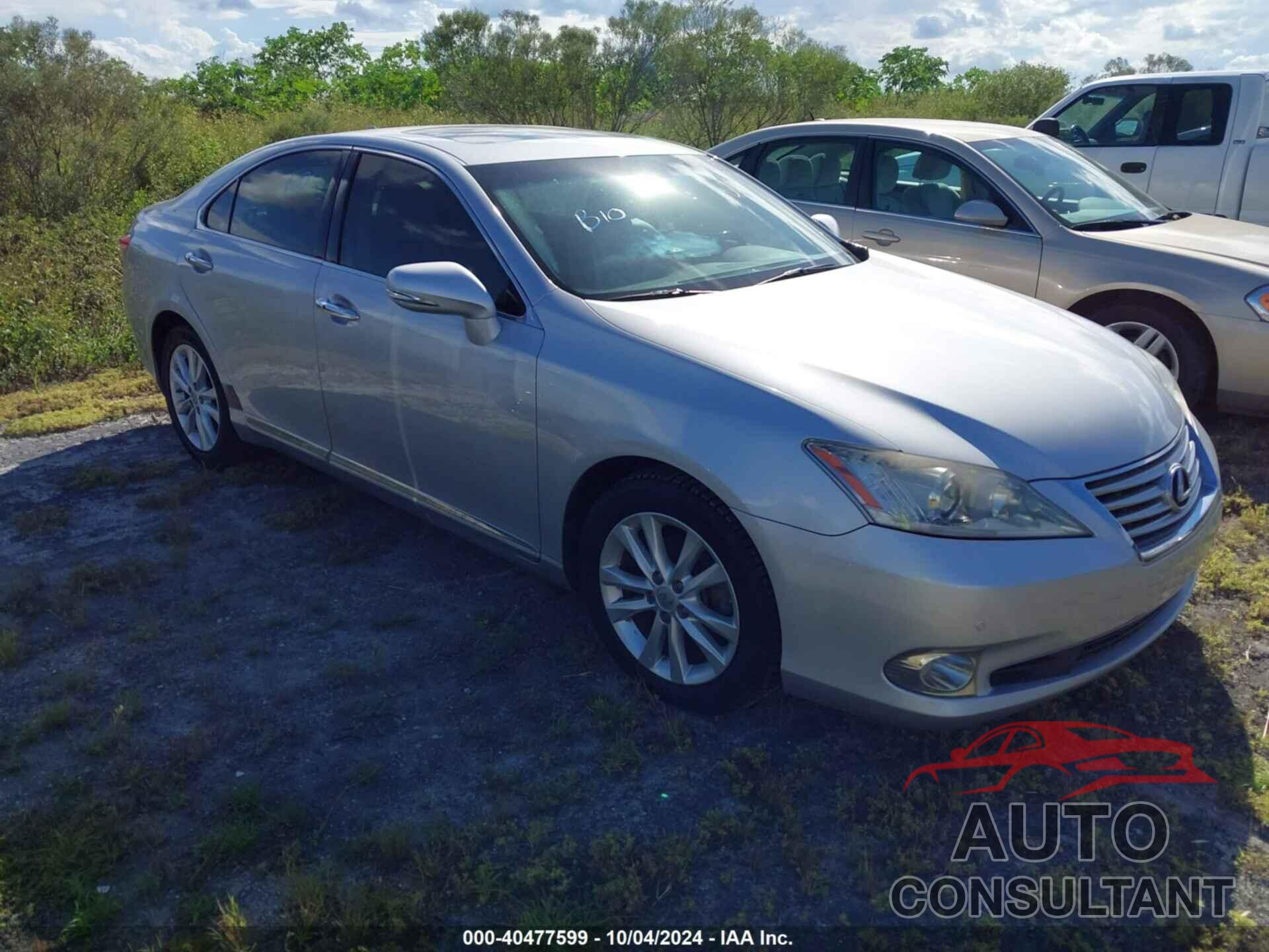 LEXUS ES 350 2010 - JTHBK1EG9A2374075