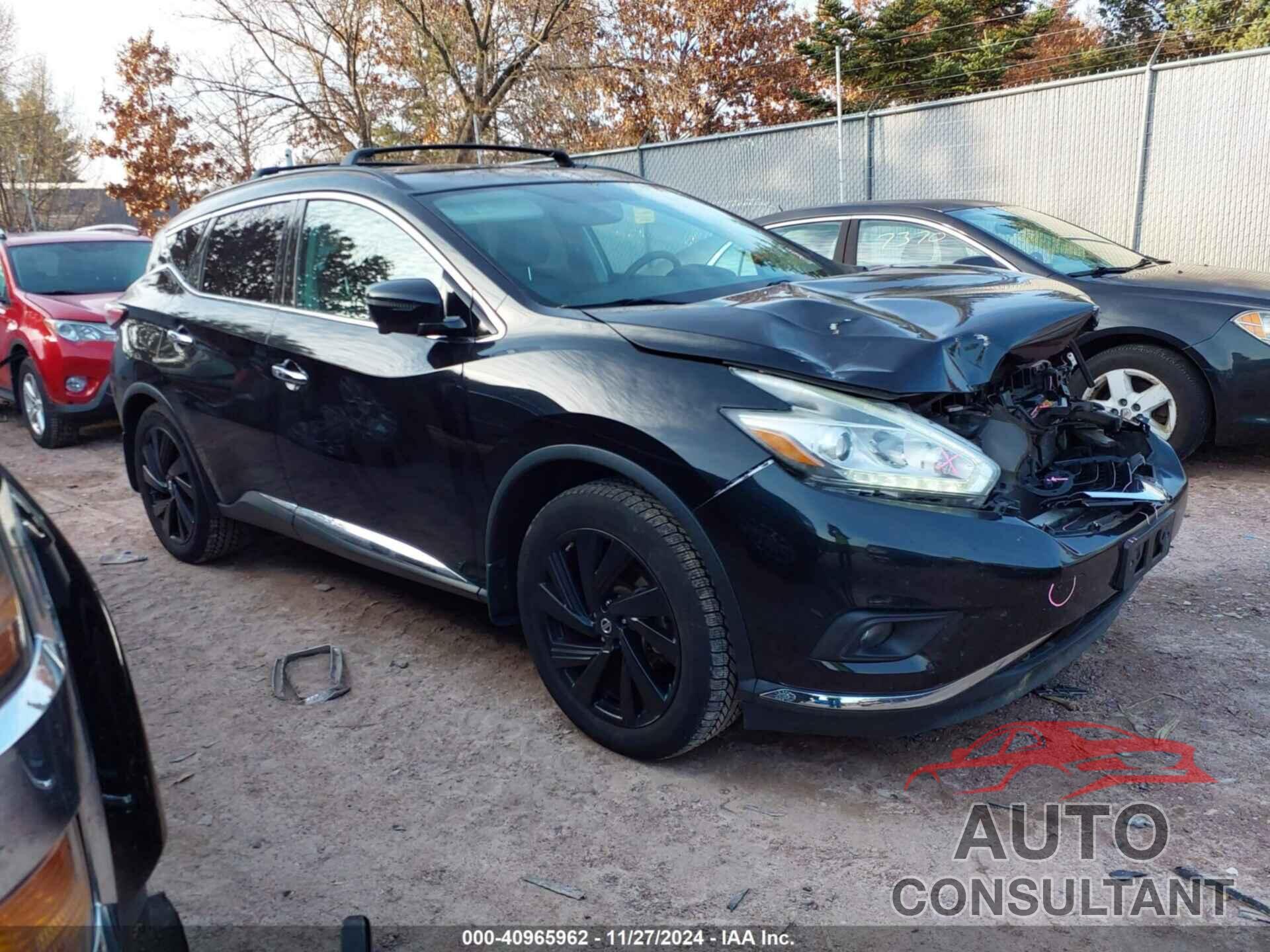 NISSAN MURANO 2017 - 5N1AZ2MH5HN138326